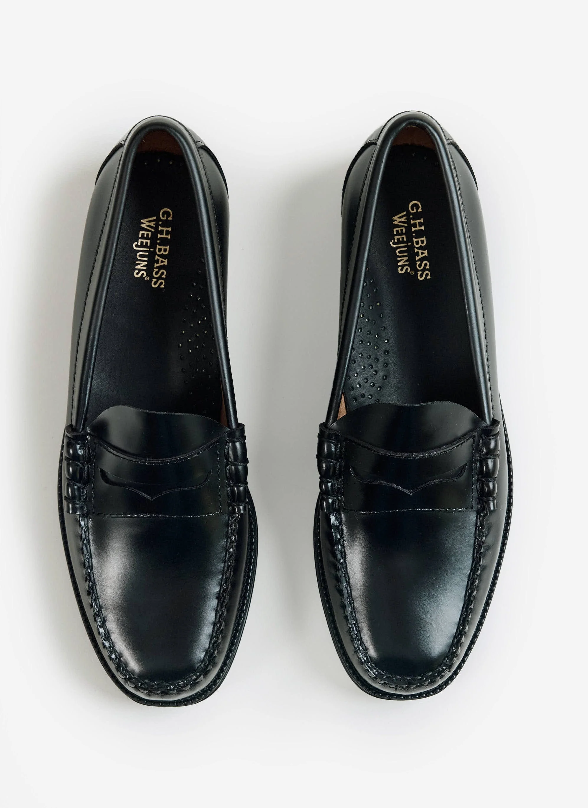 G.H.Bass | Weejun II Larson Moc Penny Loafer | Black
