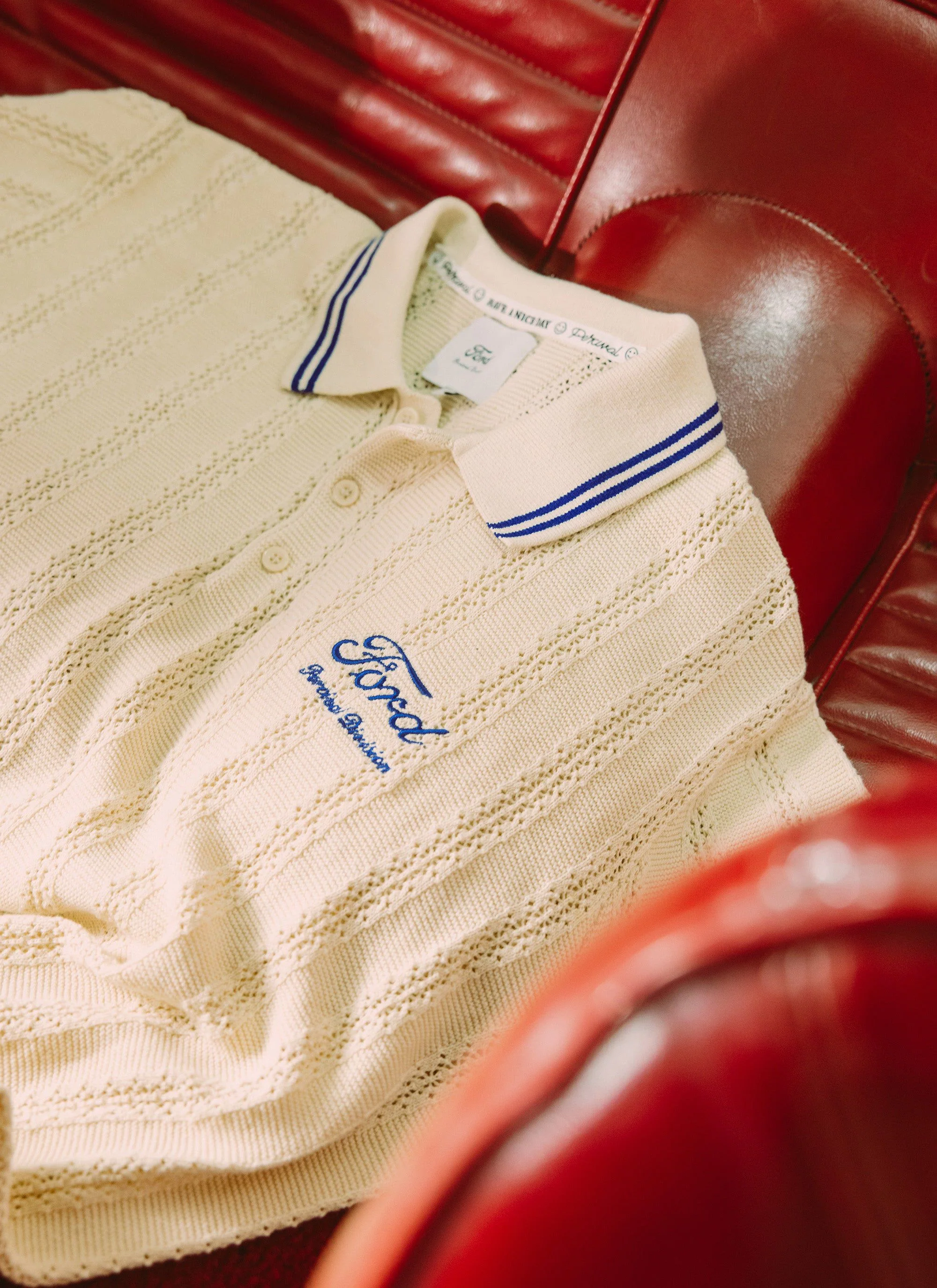 4117-dealership-knitted-polo-percival-x-ford-ecru-6.webp Dealership Knitted Polo | Percival x Ford | Ecru