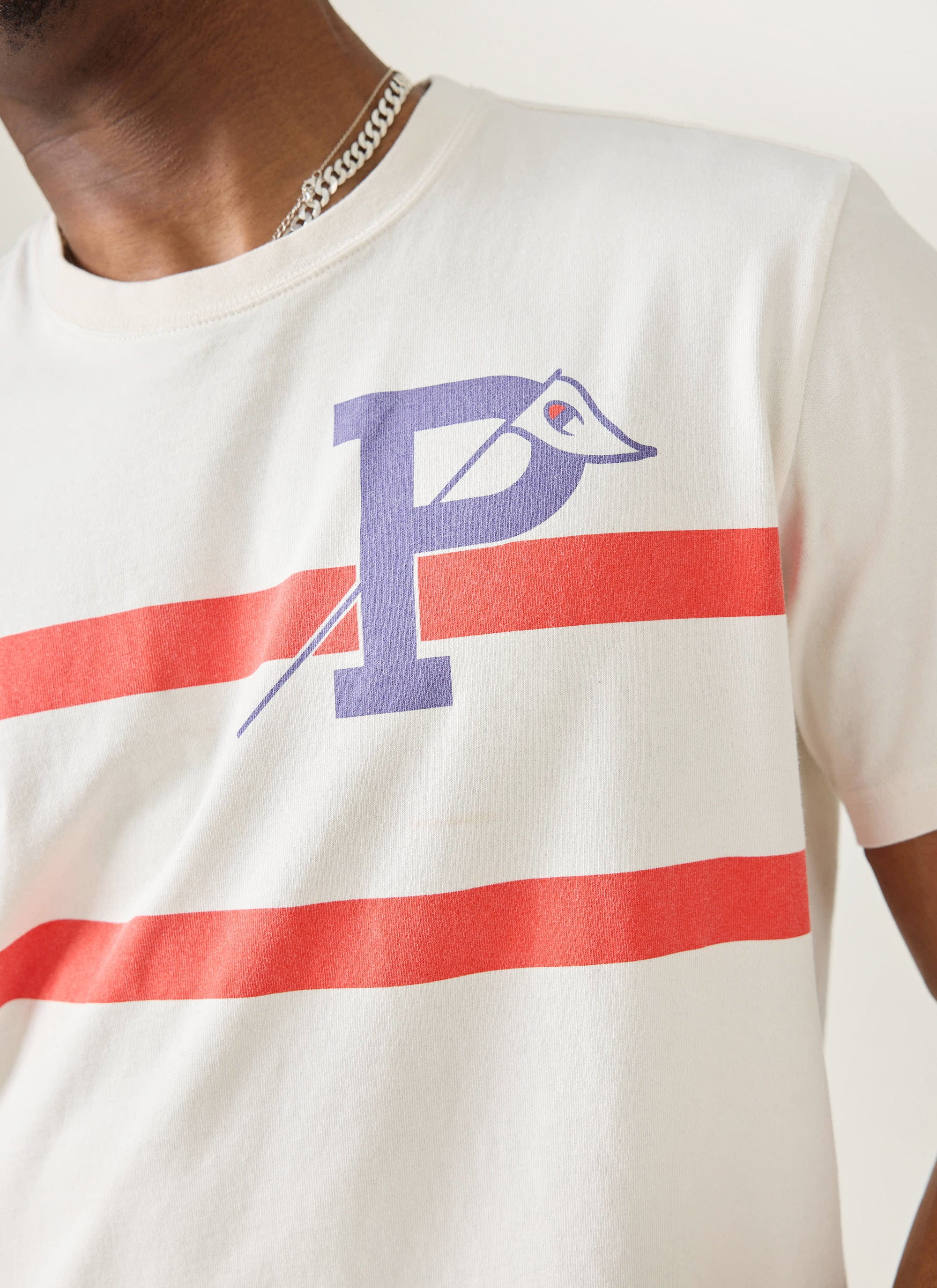 4156-flag-stripe-raw-hem-t-shirt-champion-x-percival-cream-4.jpg Flag Stripe Raw Hem T Shirt | Champion x Percival | Cream