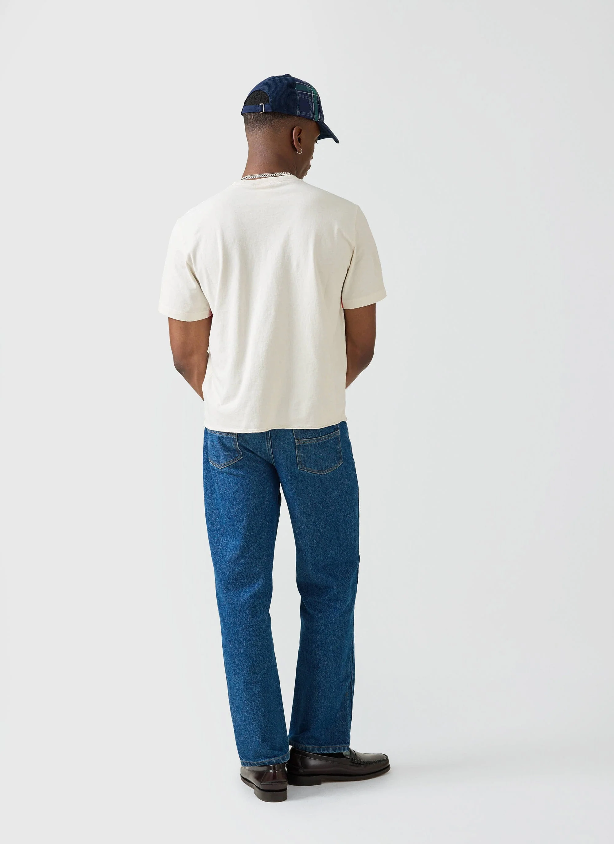 4156-flag-stripe-raw-hem-t-shirt-champion-x-percival-cream-6.webp Flag Stripe Raw Hem T Shirt | Champion x Percival | Cream
