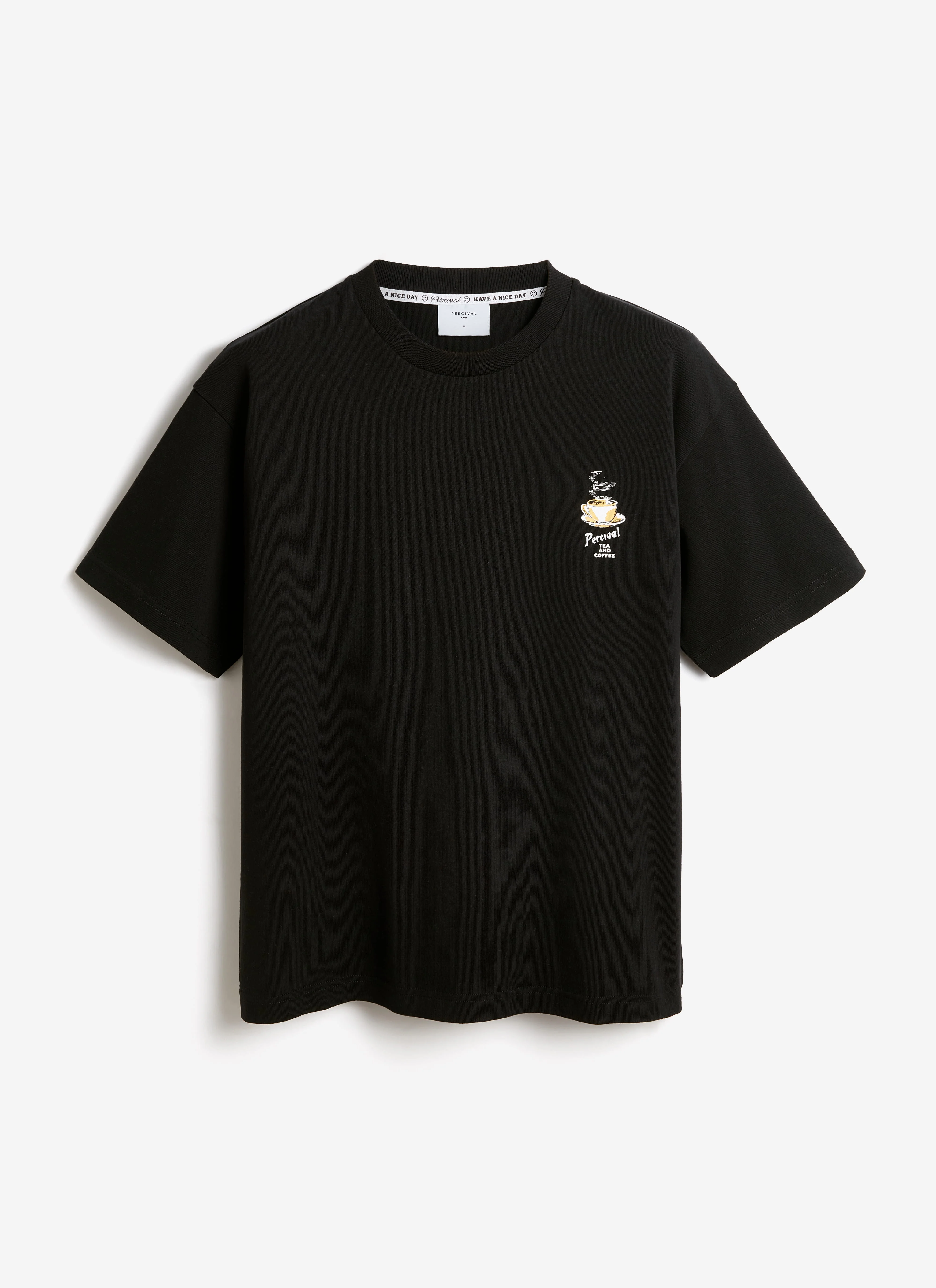 Percival Grill Oversized T Shirt | Organic Cotton | Black