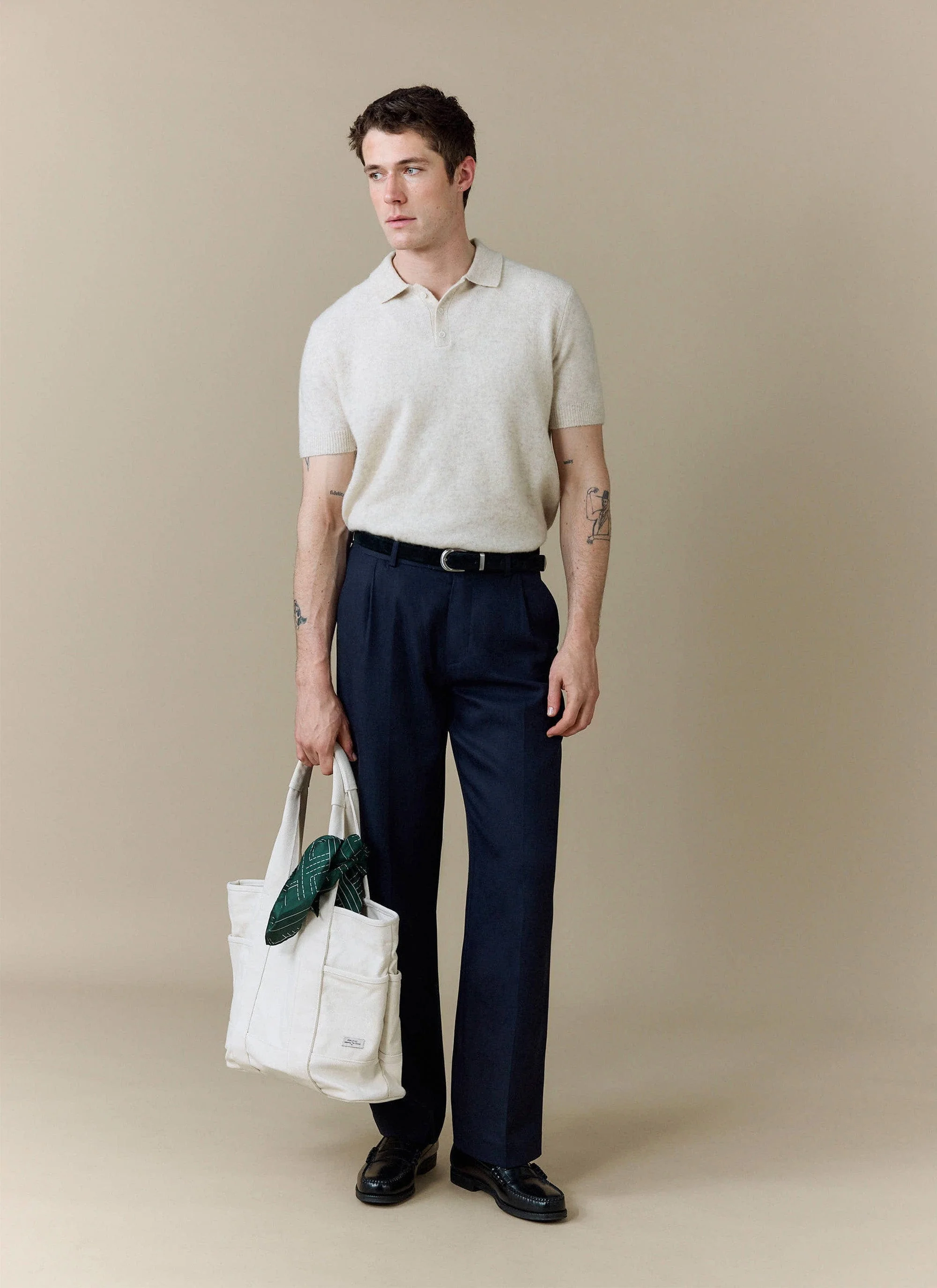 4191-collins-knitted-polo-yak-cream-6.webp Collins Knitted Polo | Yak | Cream