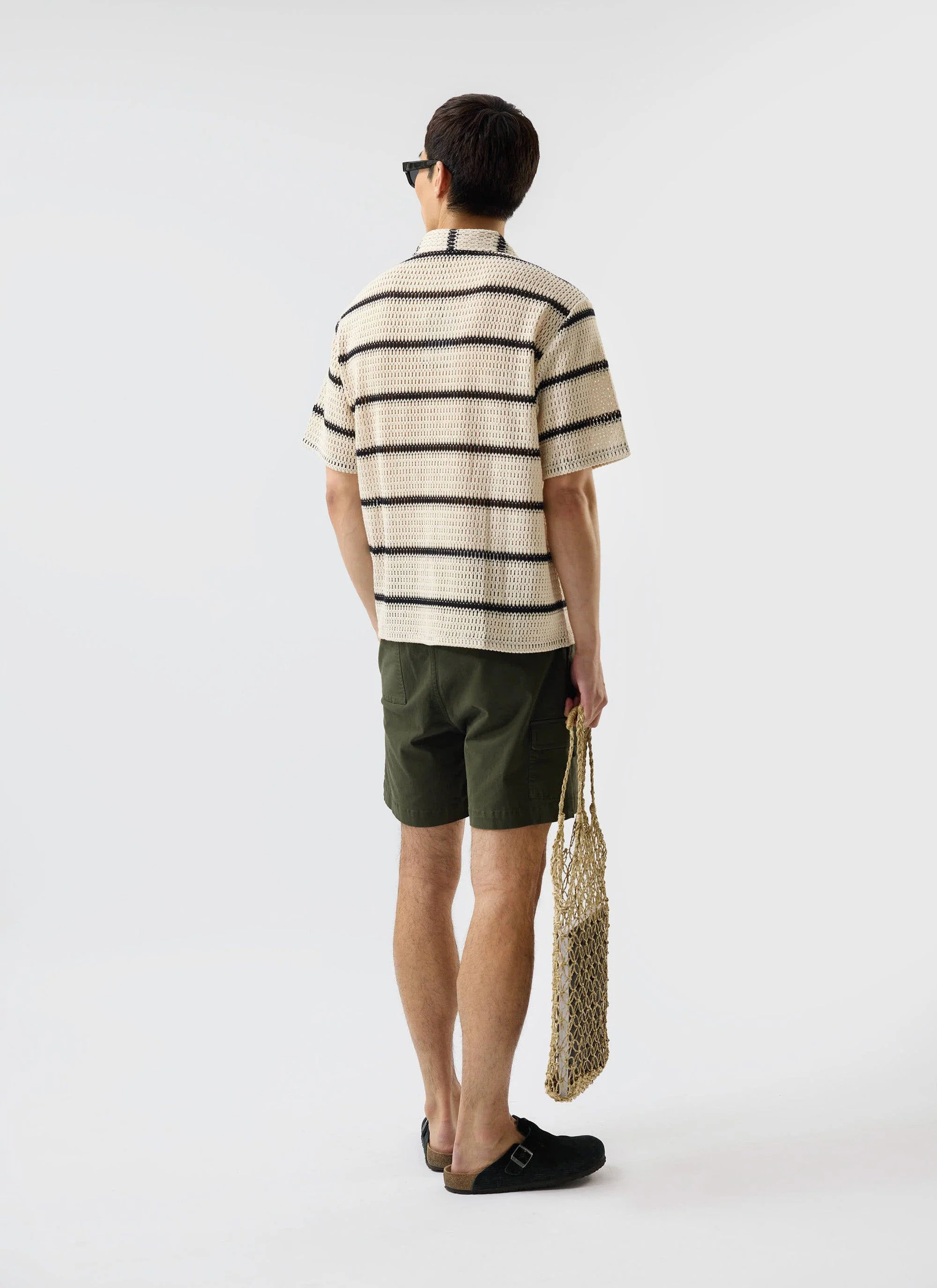 4198-crochet-groundsman-cuban-shirt-cream-with-black-5.webp Crochet Groundsman Cuban Shirt | Cream with Black