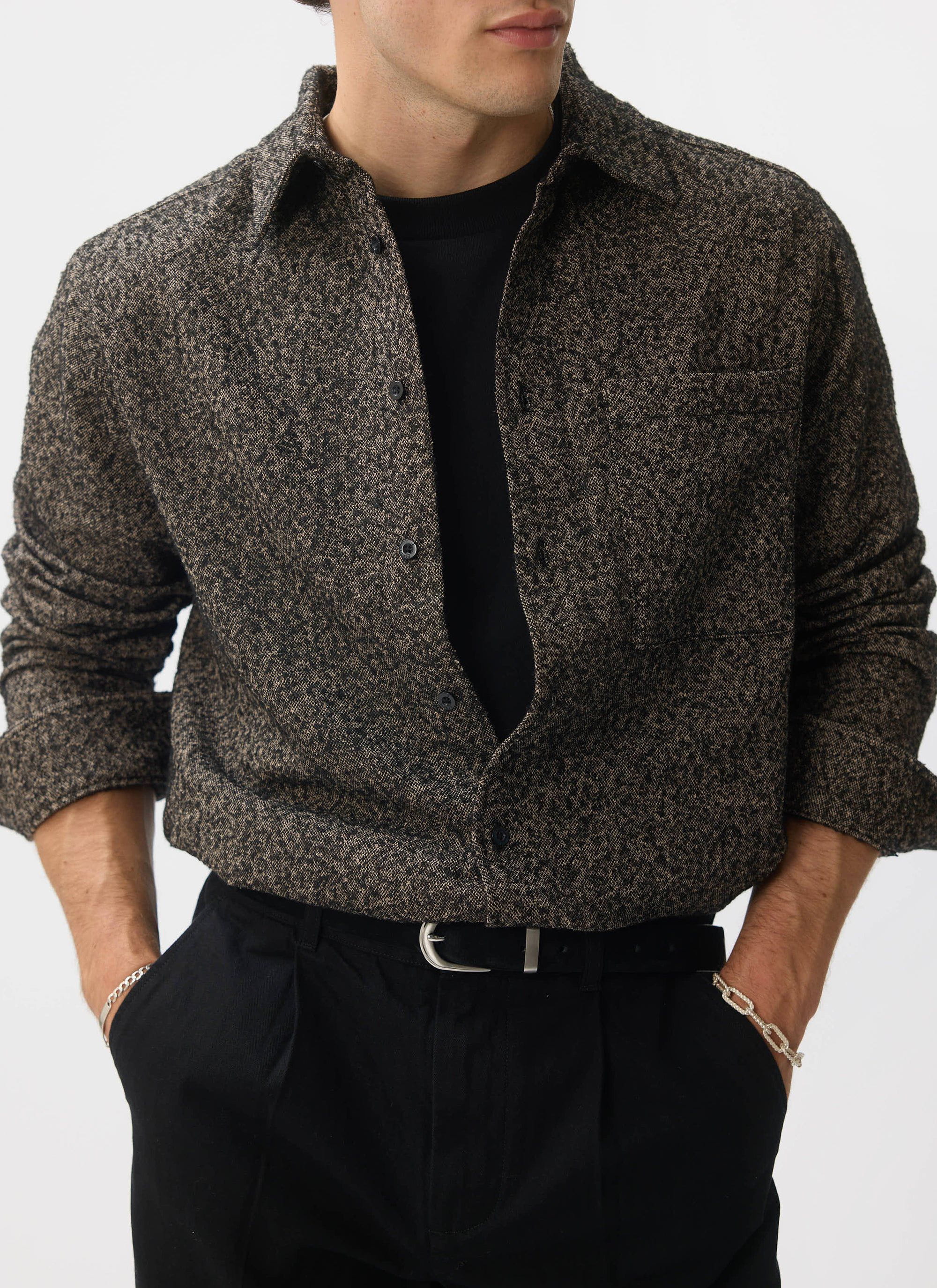 Blyton Long Sleeve Shirt | Grey
