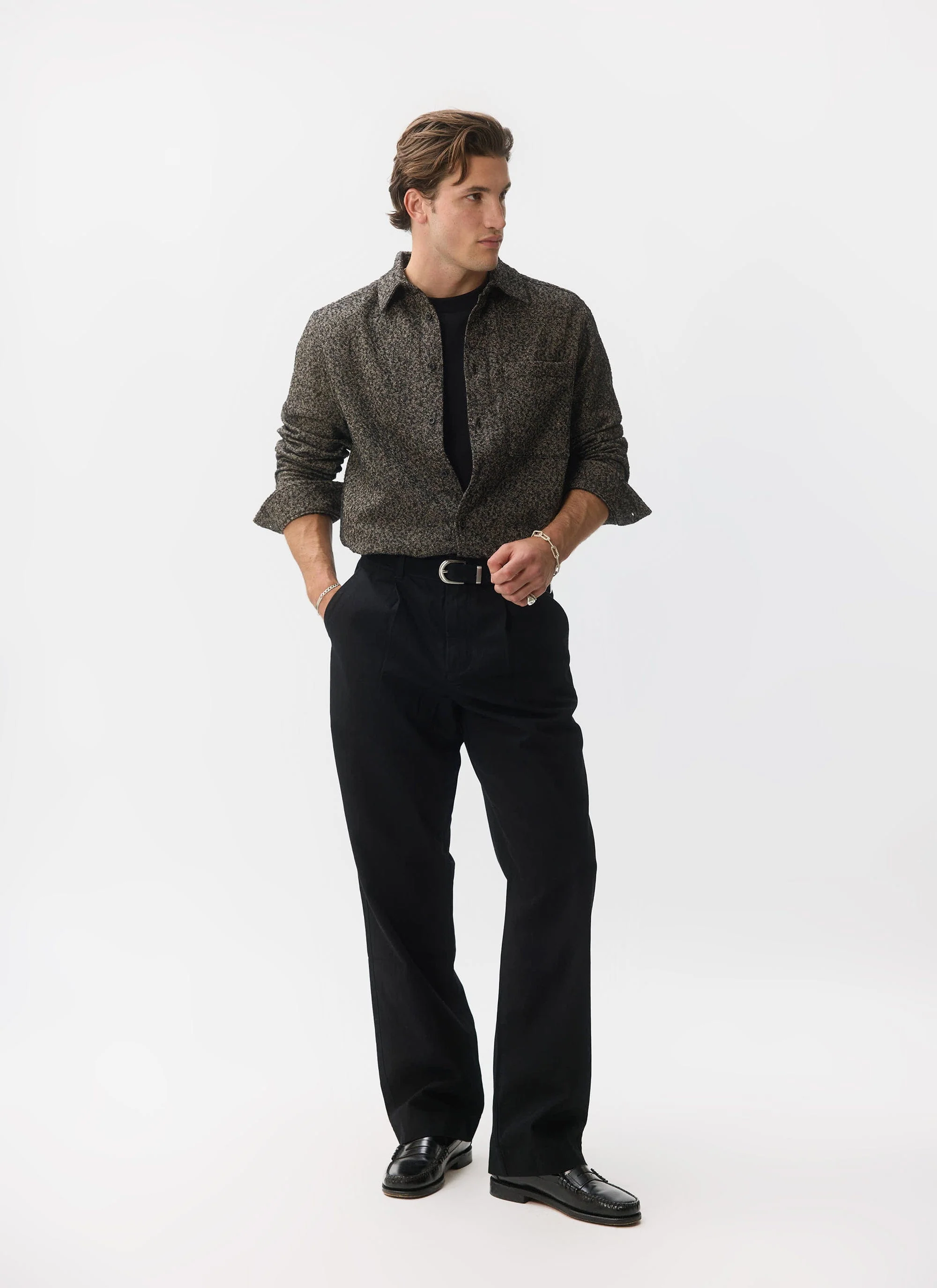 Blyton Long Sleeve Shirt | Grey