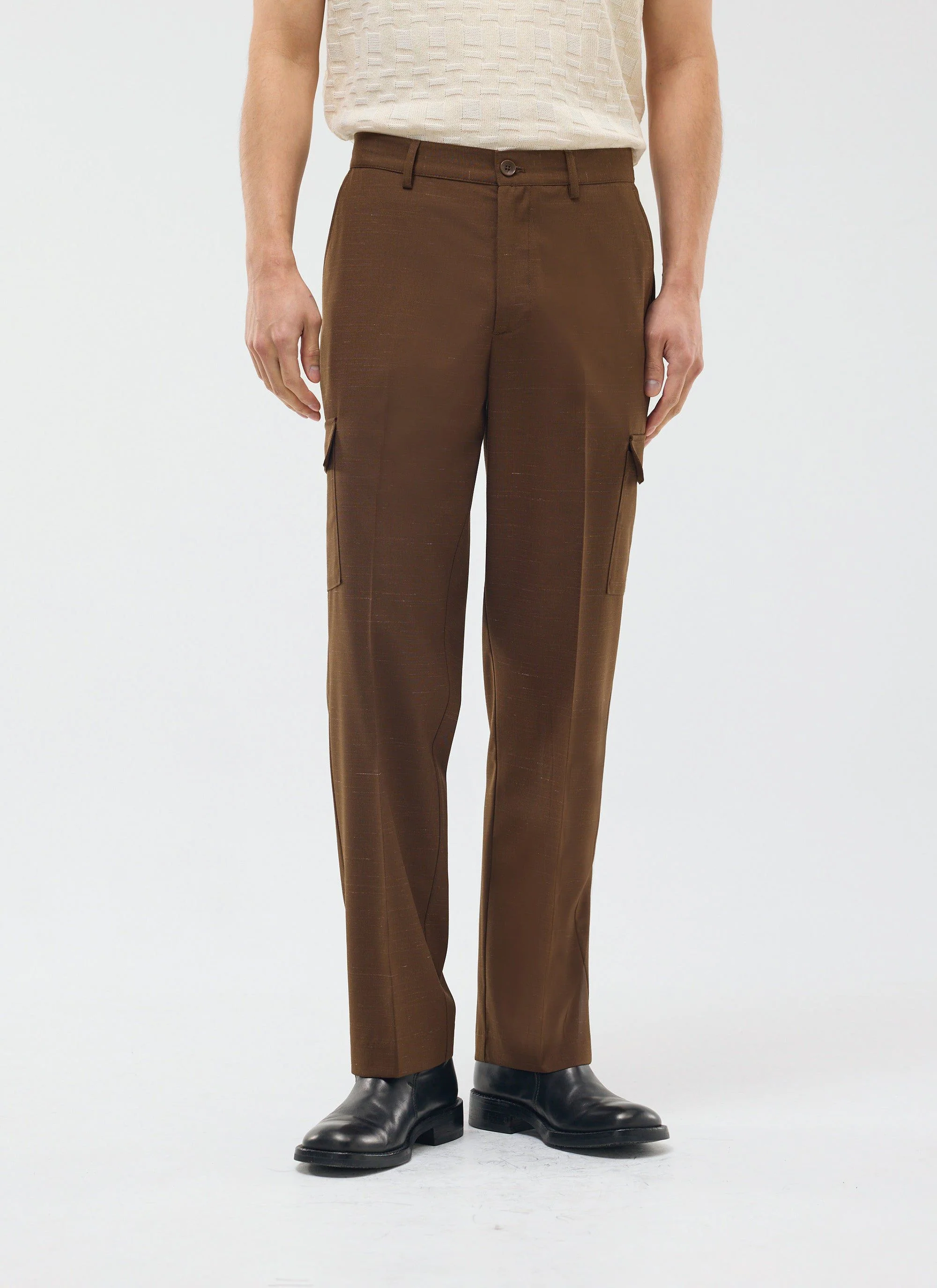 4229-trentino-tailored-patch-pocket-trouser-brown-1.webp Trentino Tailored Patch Pocket Trouser | Brown