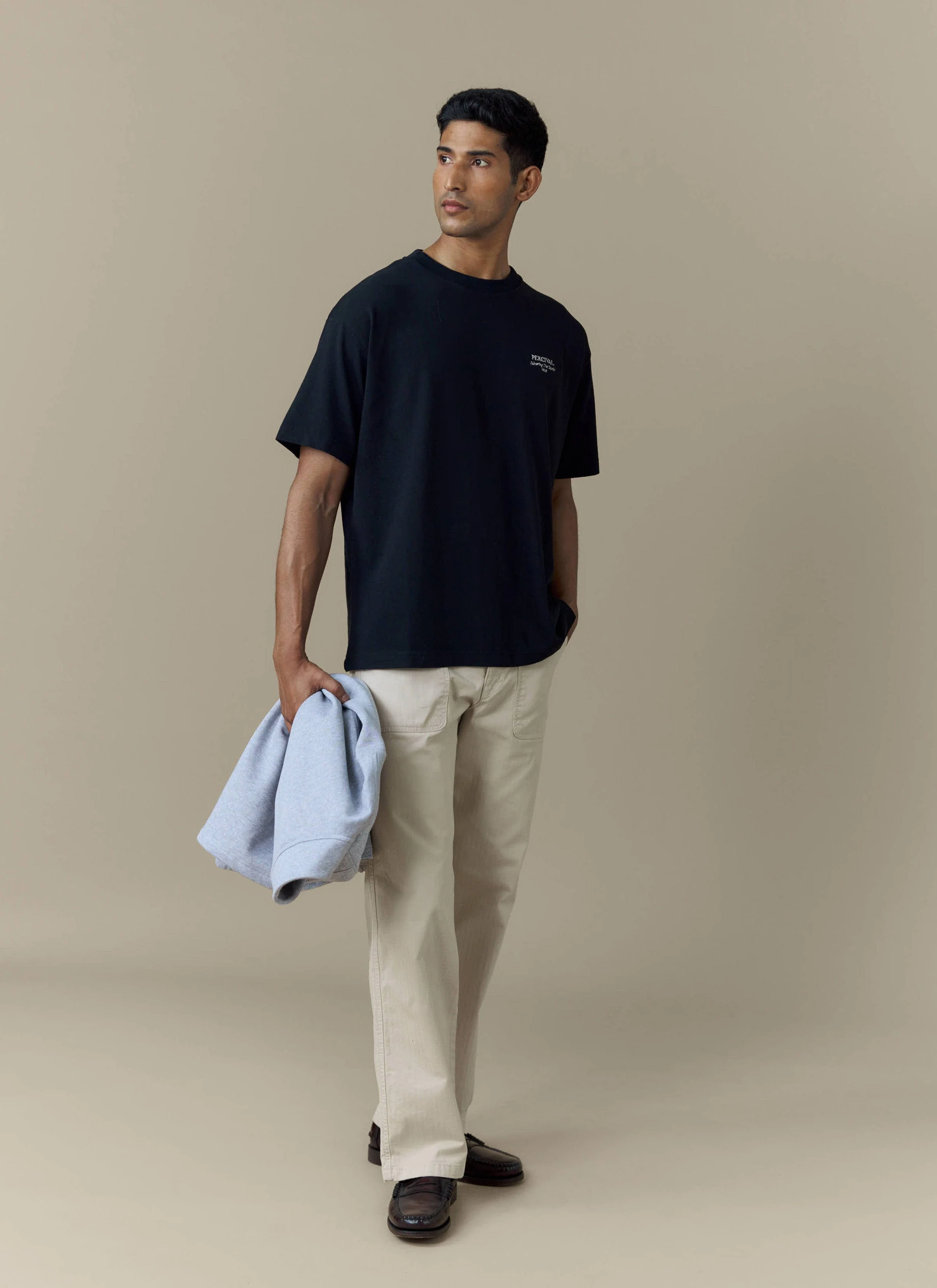 Perci Fruit Farm Oversized T Shirt | Organic Cotton | Black