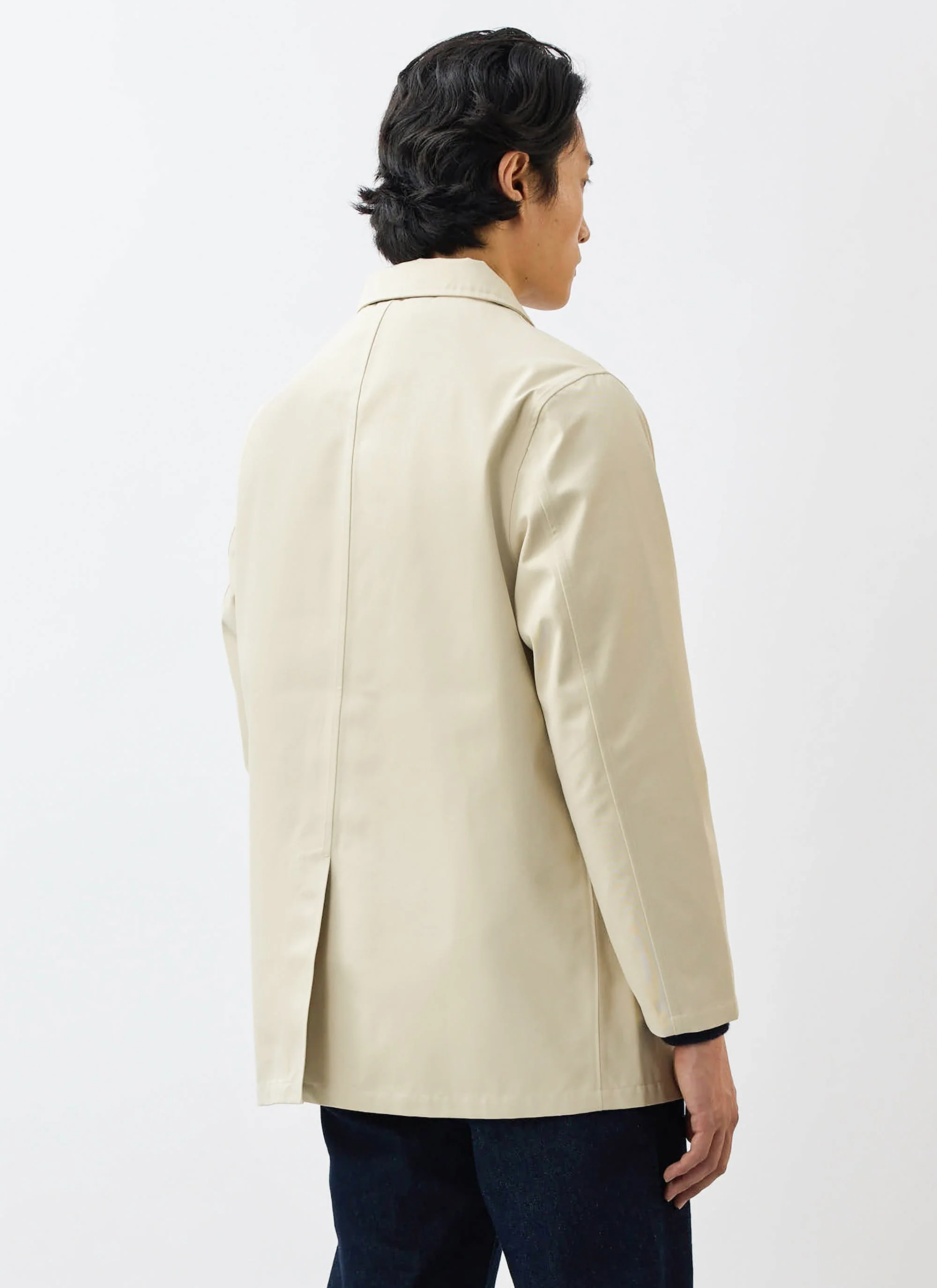 Sherlock Short Trench Coat | Waterproof | Stone with Cinnamon
