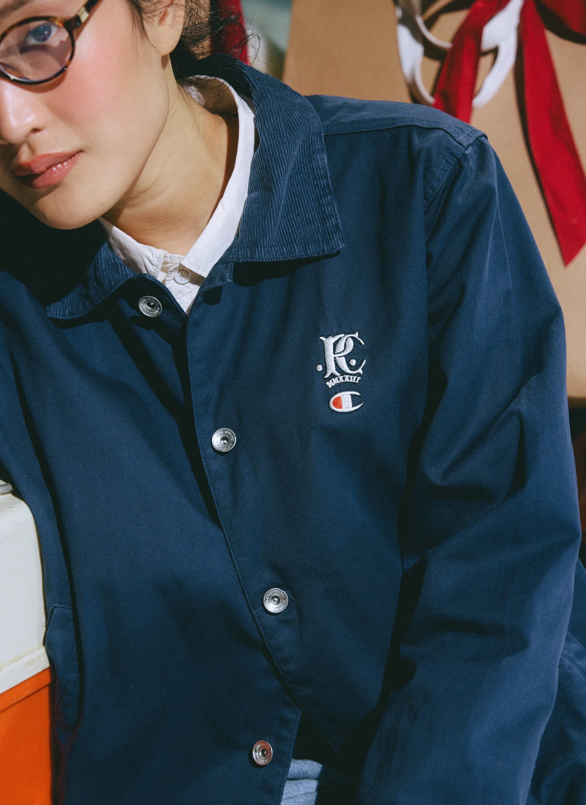 4278-cord-collar-jacket-champion-x-percival-navy-4.jpg Cord Collar Jacket | Champion x Percival | Navy