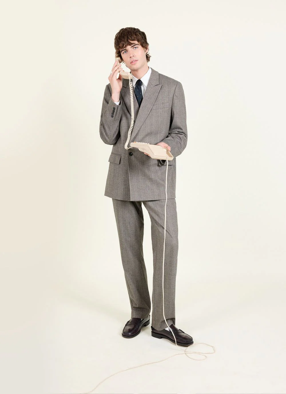 4306-tailored-double-breasted-blazer-herringbone-grey-4.webp Tailored Double Breasted Blazer | Herringbone | Grey