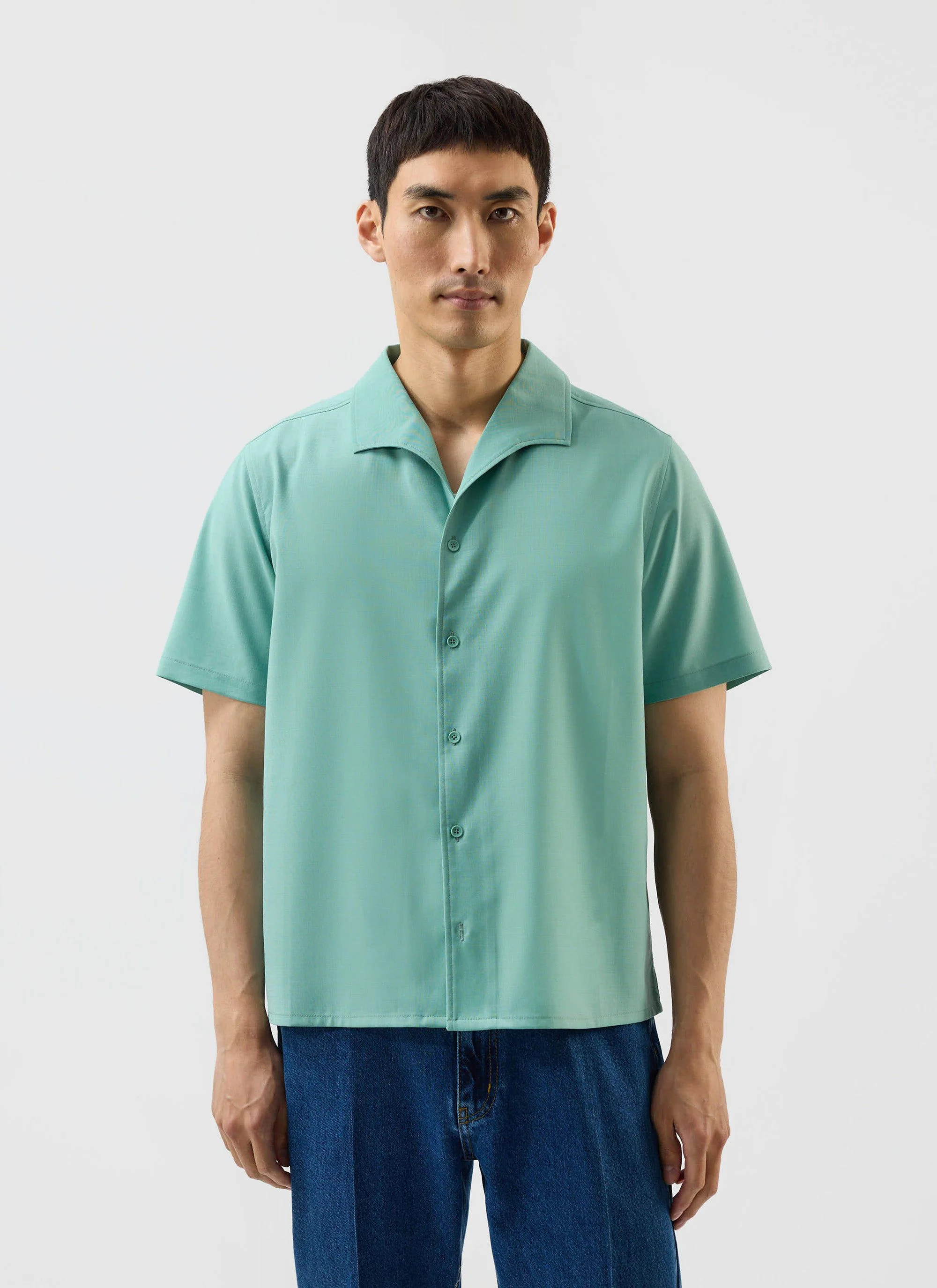 4326-drape-cuban-shirt-percival-x-warren-mint-green-2.webp Drape Cuban Shirt | Percival x Warren | Mint Green