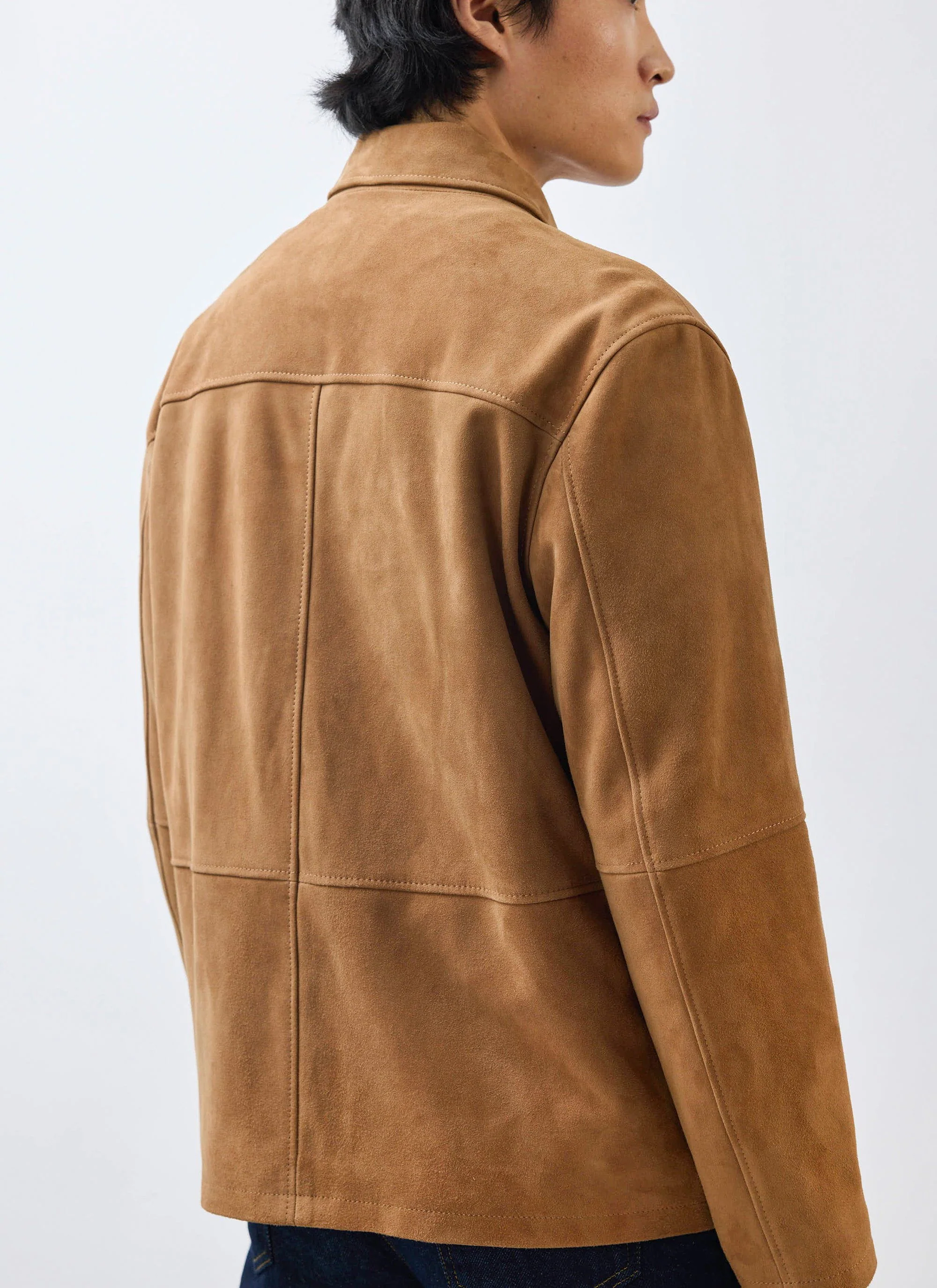 4333-afterward-suede-chore-jacket-tan-5.webp Afterward Suede Chore Jacket | Tan
