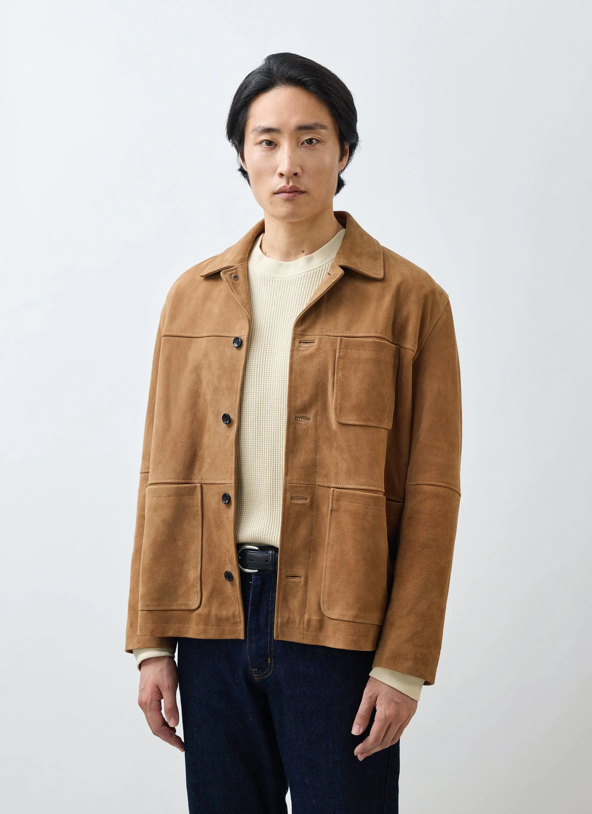 4333-afterward-suede-chore-jacket-tan-8.webp Afterward Suede Chore Jacket | Tan