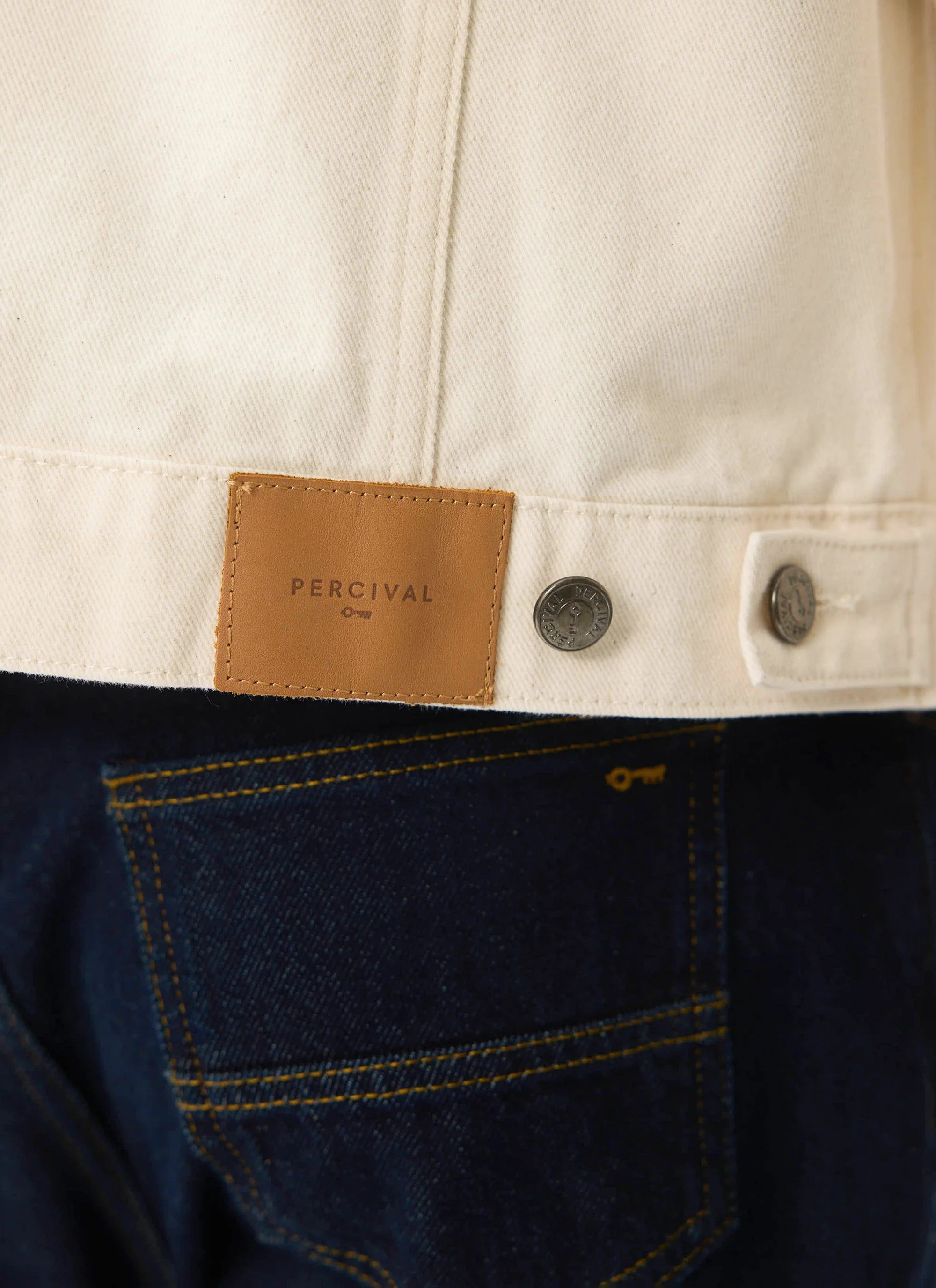 4354-western-trucker-jacket-denim-cream-8.webp Western Trucker Jacket | Denim | Cream
