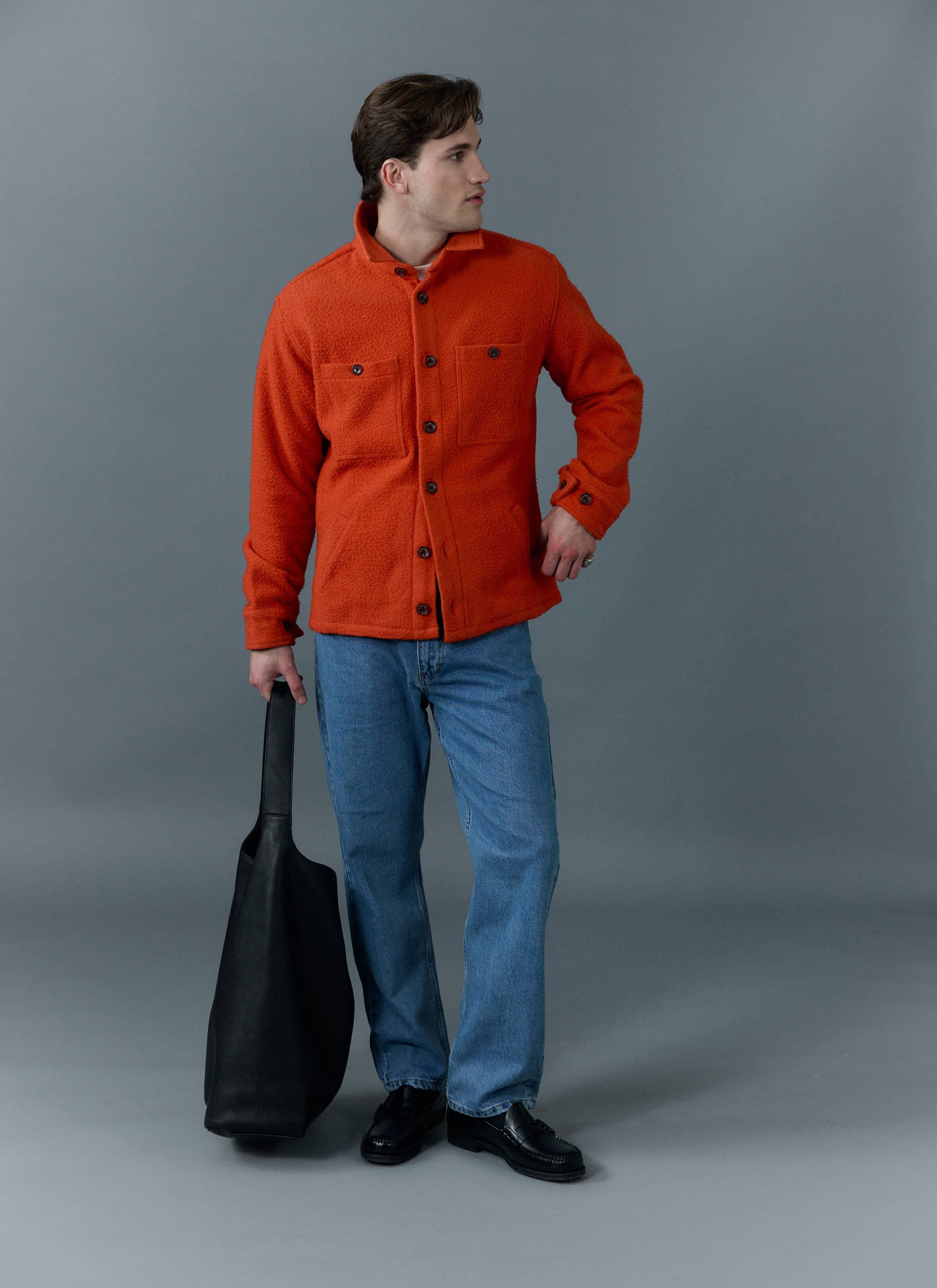 4361-blanket-overshirt-casentino-wool-orange-3.jpg Blanket Overshirt | Casentino Wool | Orange