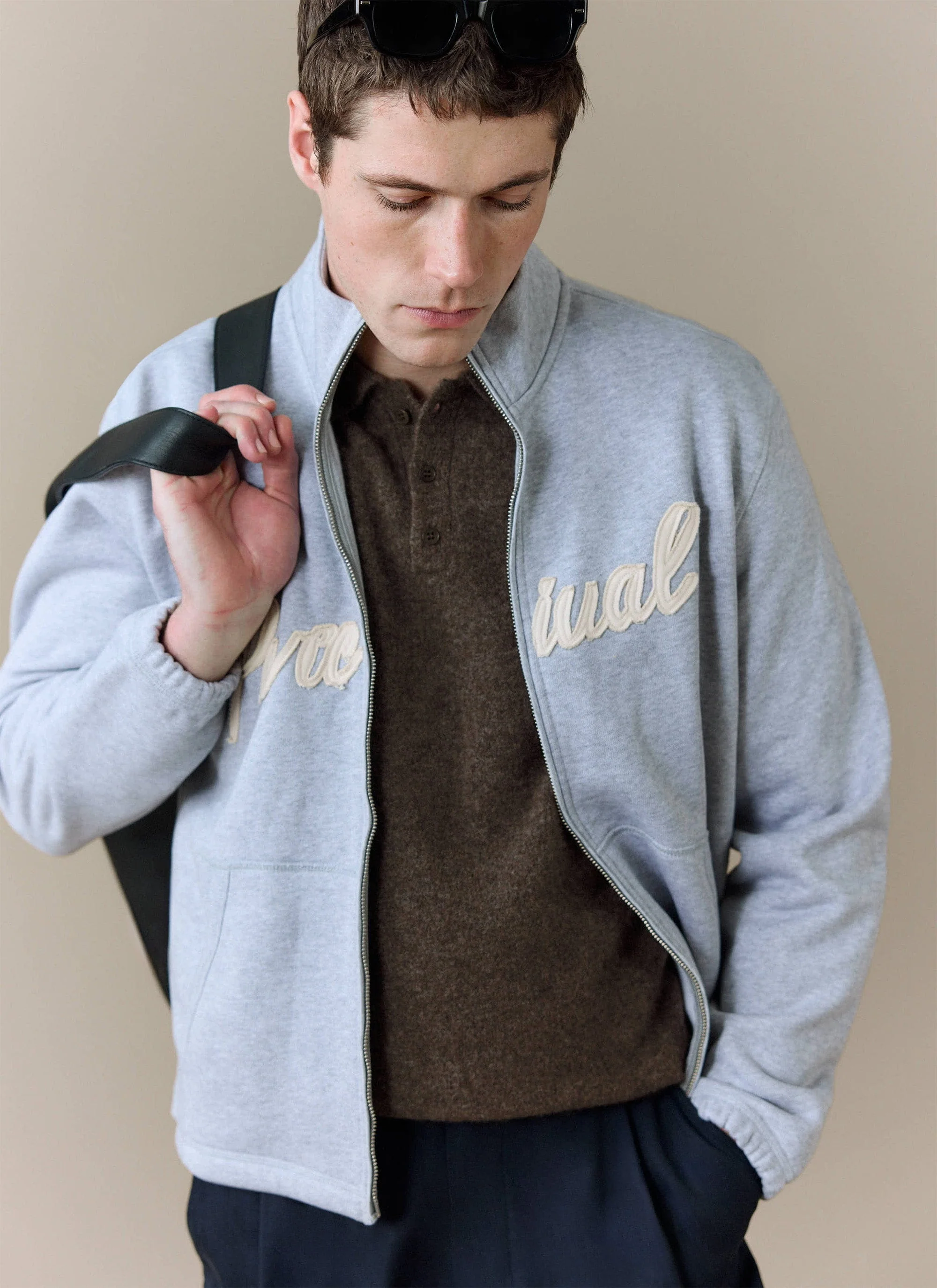 Collins Knitted Polo | Yak | Espresso