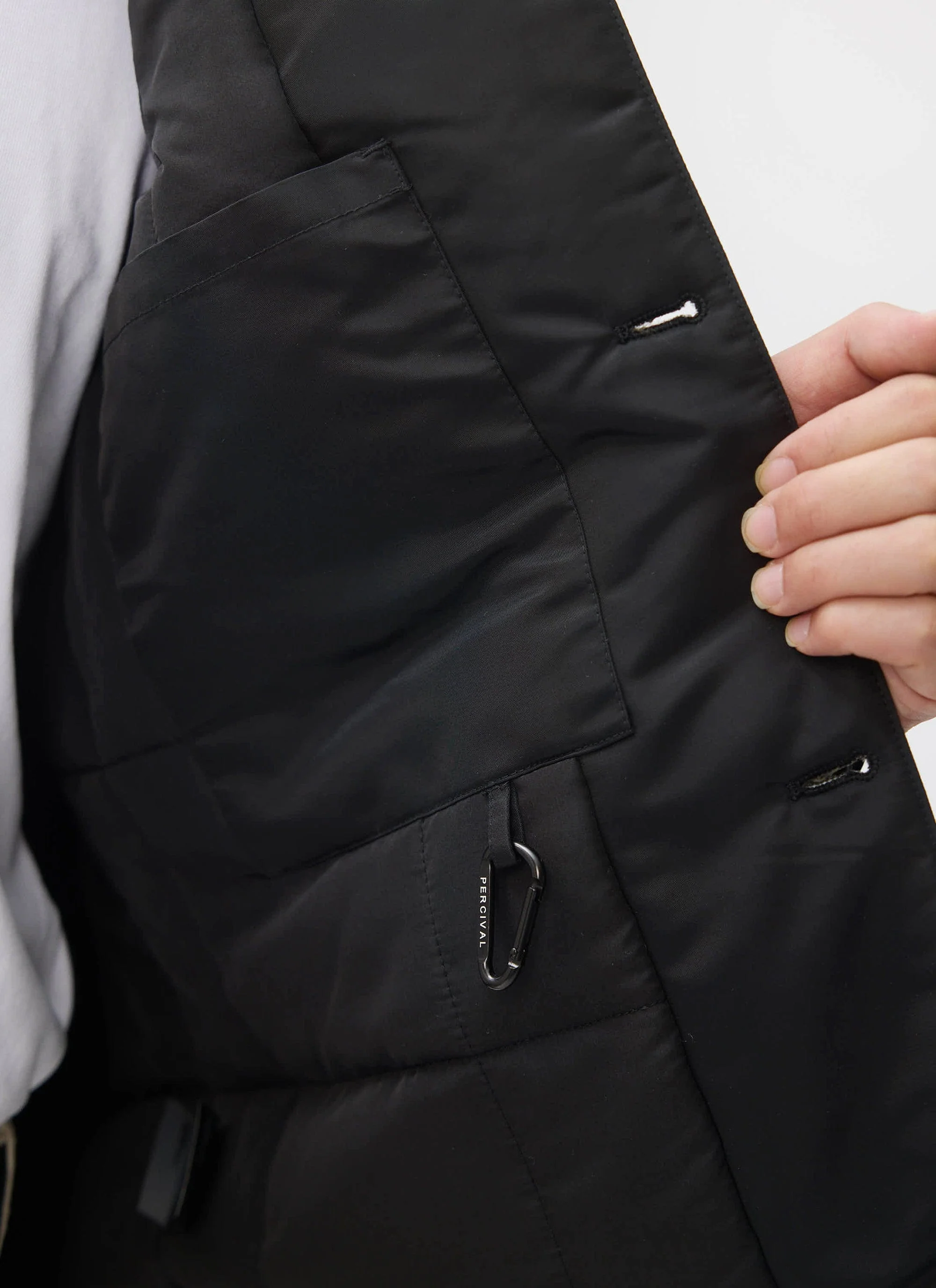 Doppio Bomber Jacket | Nylon | Black