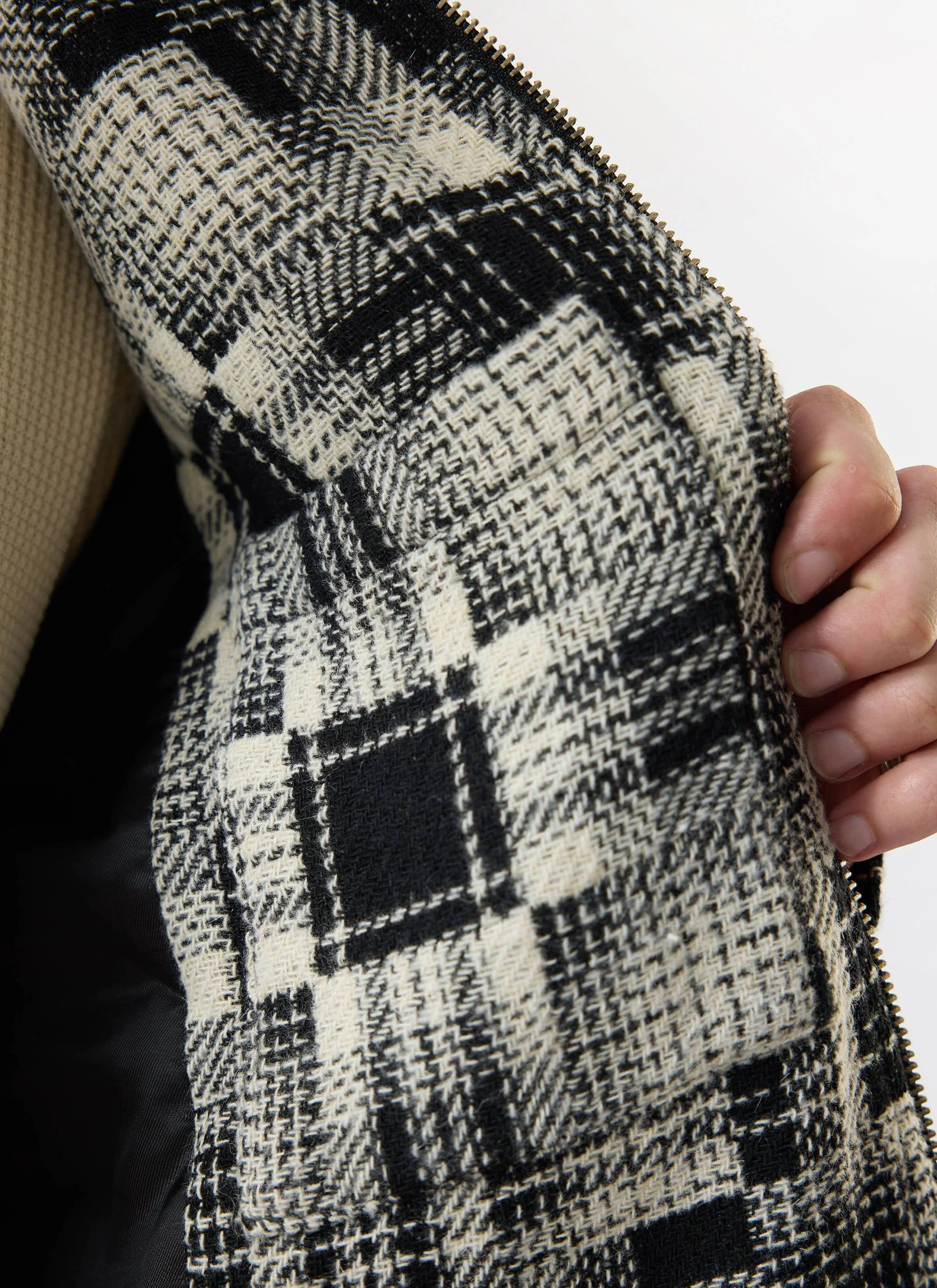 Men's Glossary Patchwork Jacket | Twill | Grey