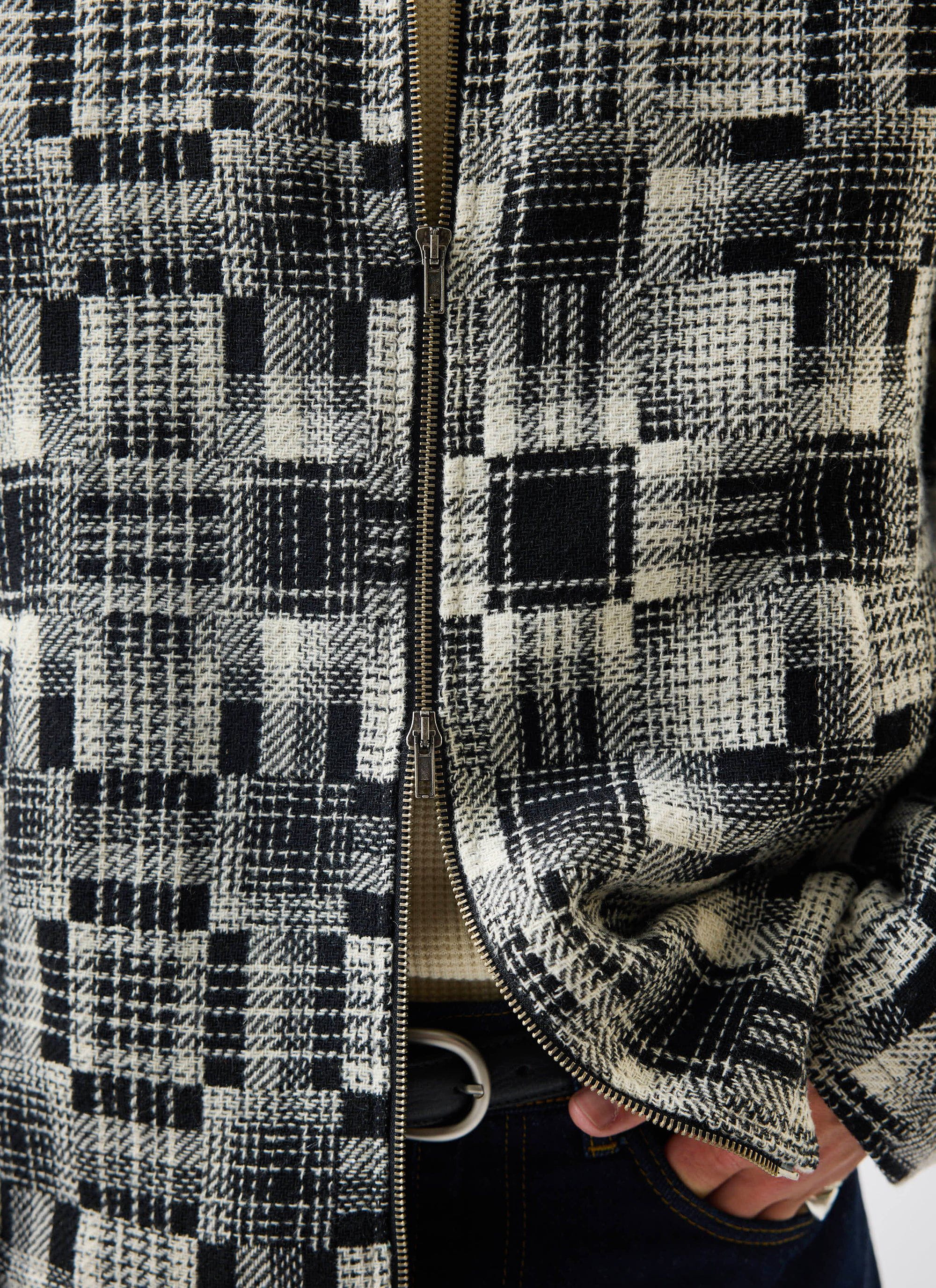 Men's Glossary Patchwork Jacket | Twill | Grey