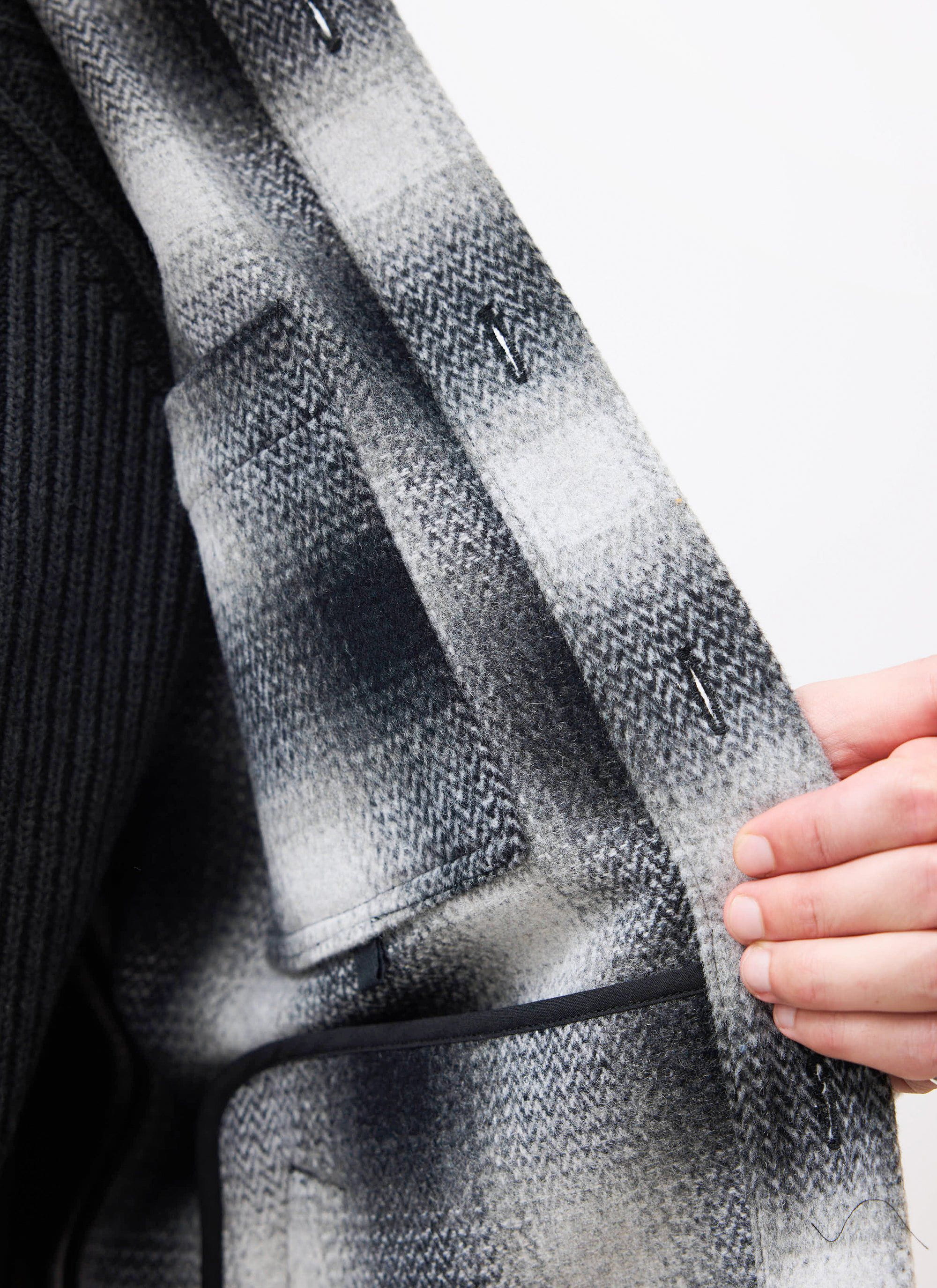 Check Overshirt | Grey