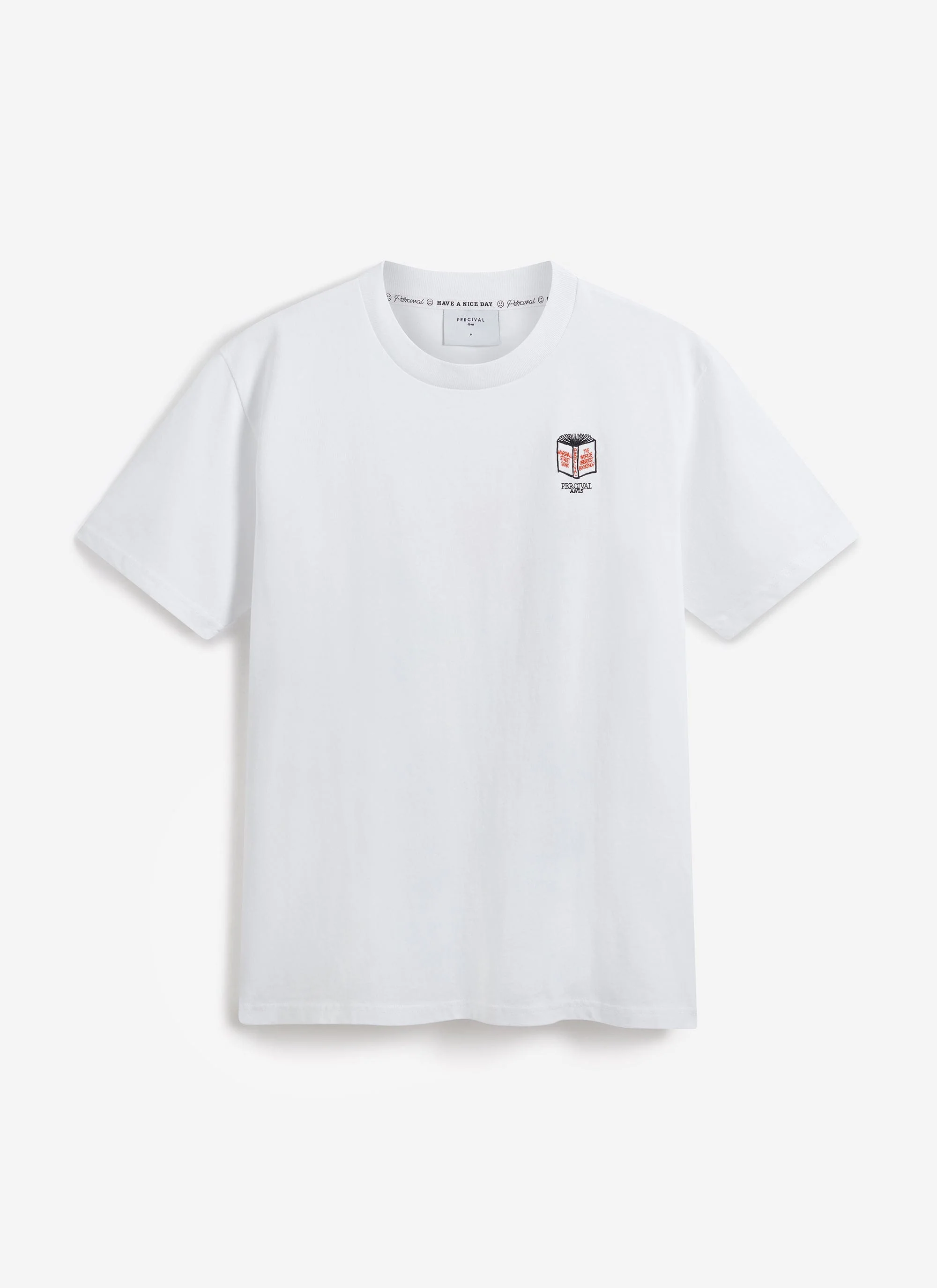 4428-greatest-bookshop-t-shirt-embroidered-organic-cotton-white-6.webp Greatest Bookshop T Shirt | Embroidered Organic Cotton | White