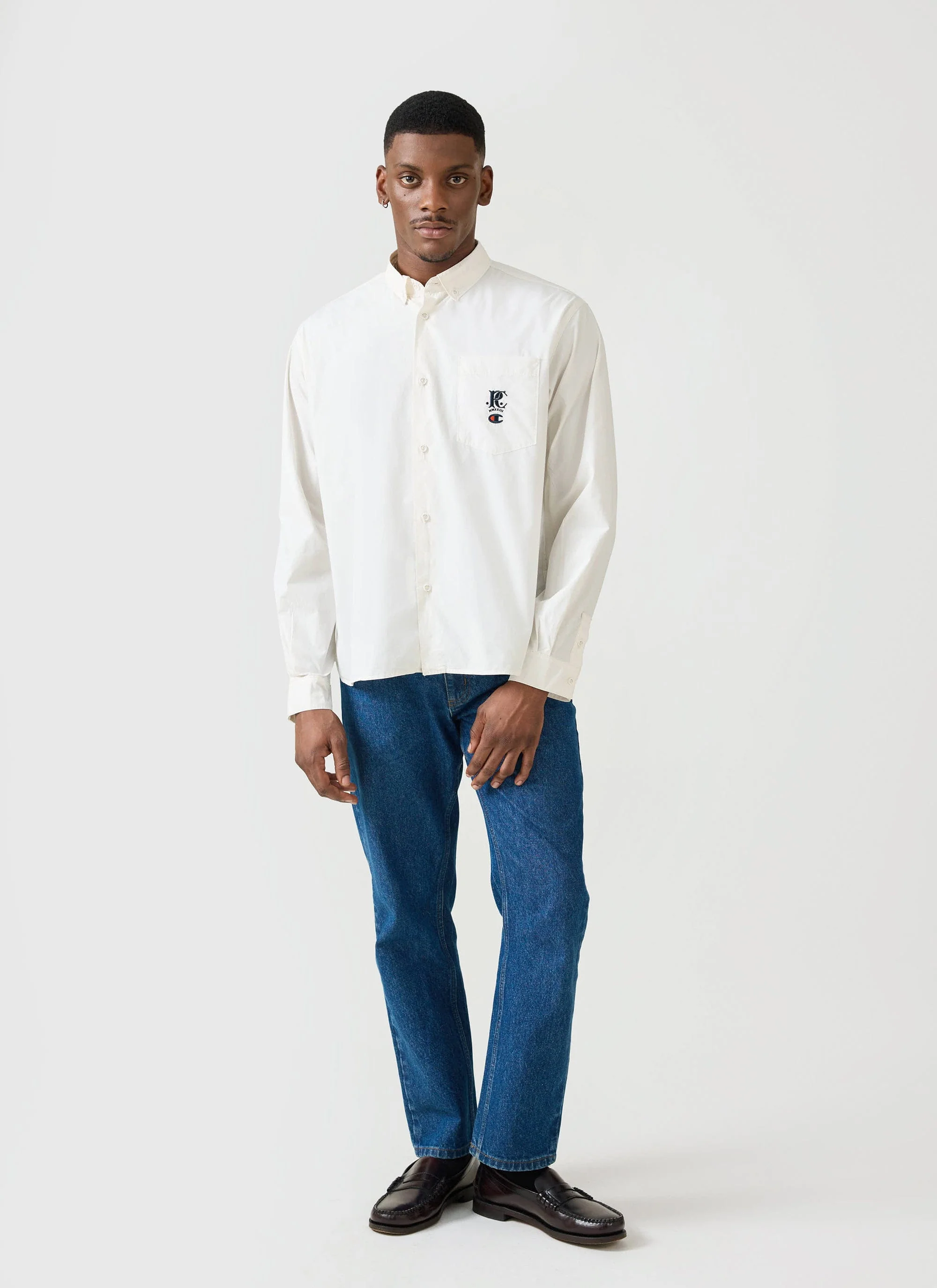 Relaxed Oxford Shirt | Champion x Percival | Cream