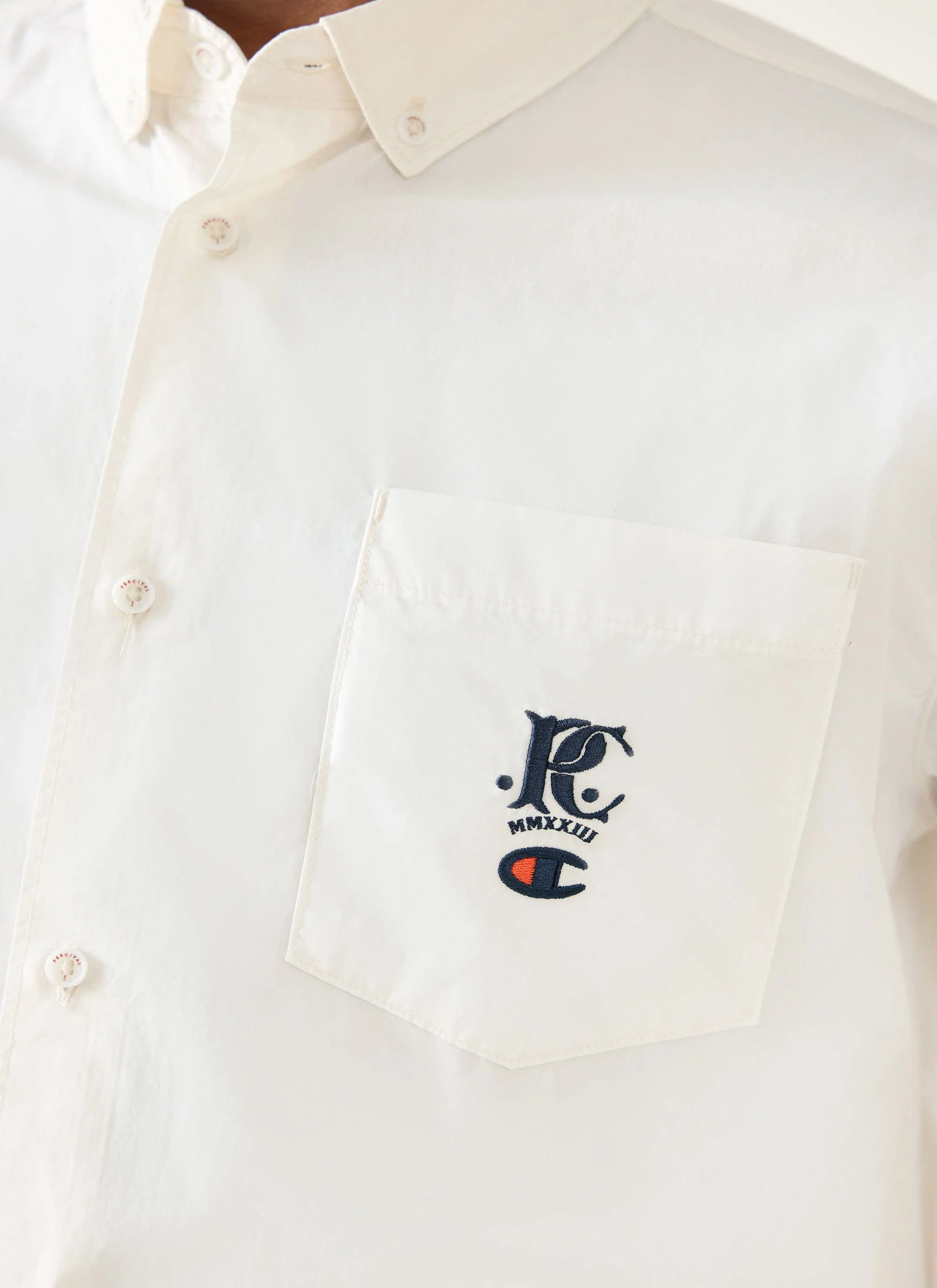 Relaxed Oxford Shirt | Champion x Percival | Cream