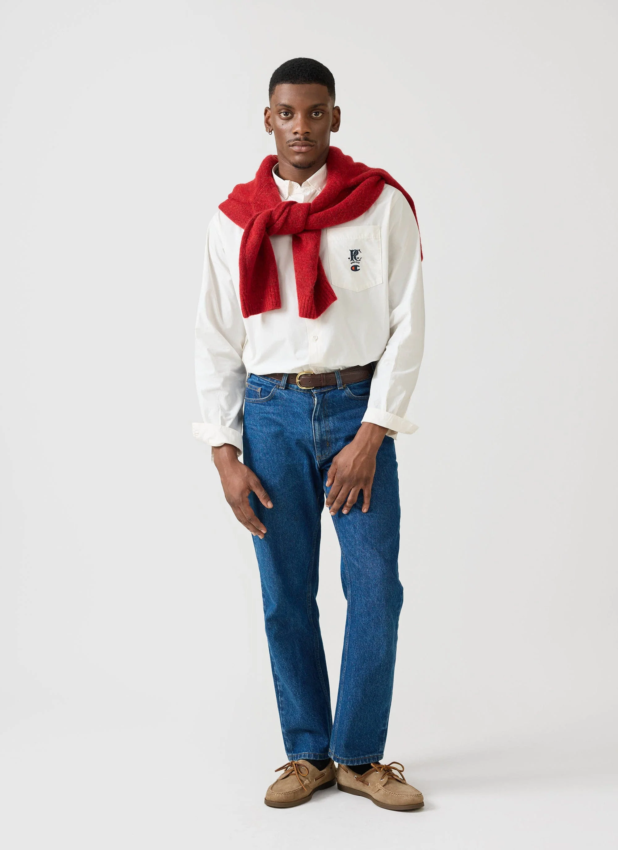 Relaxed Oxford Shirt | Champion x Percival | Cream