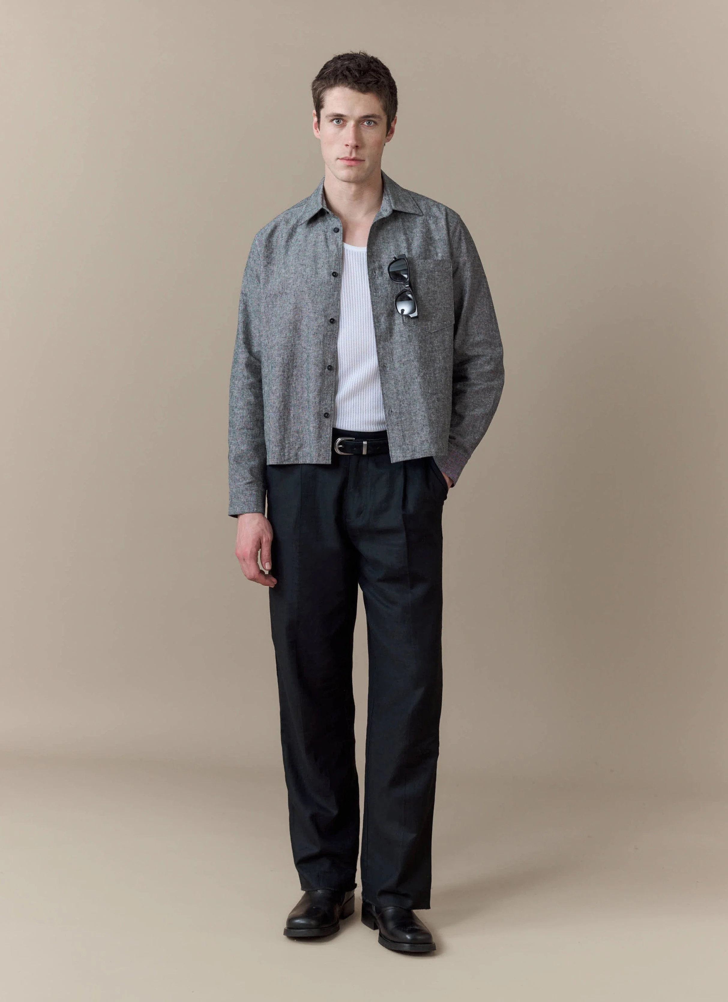 4484-textured-boxy-shirt-cotton-grey-6.webp Textured Boxy Shirt | Cotton | Grey