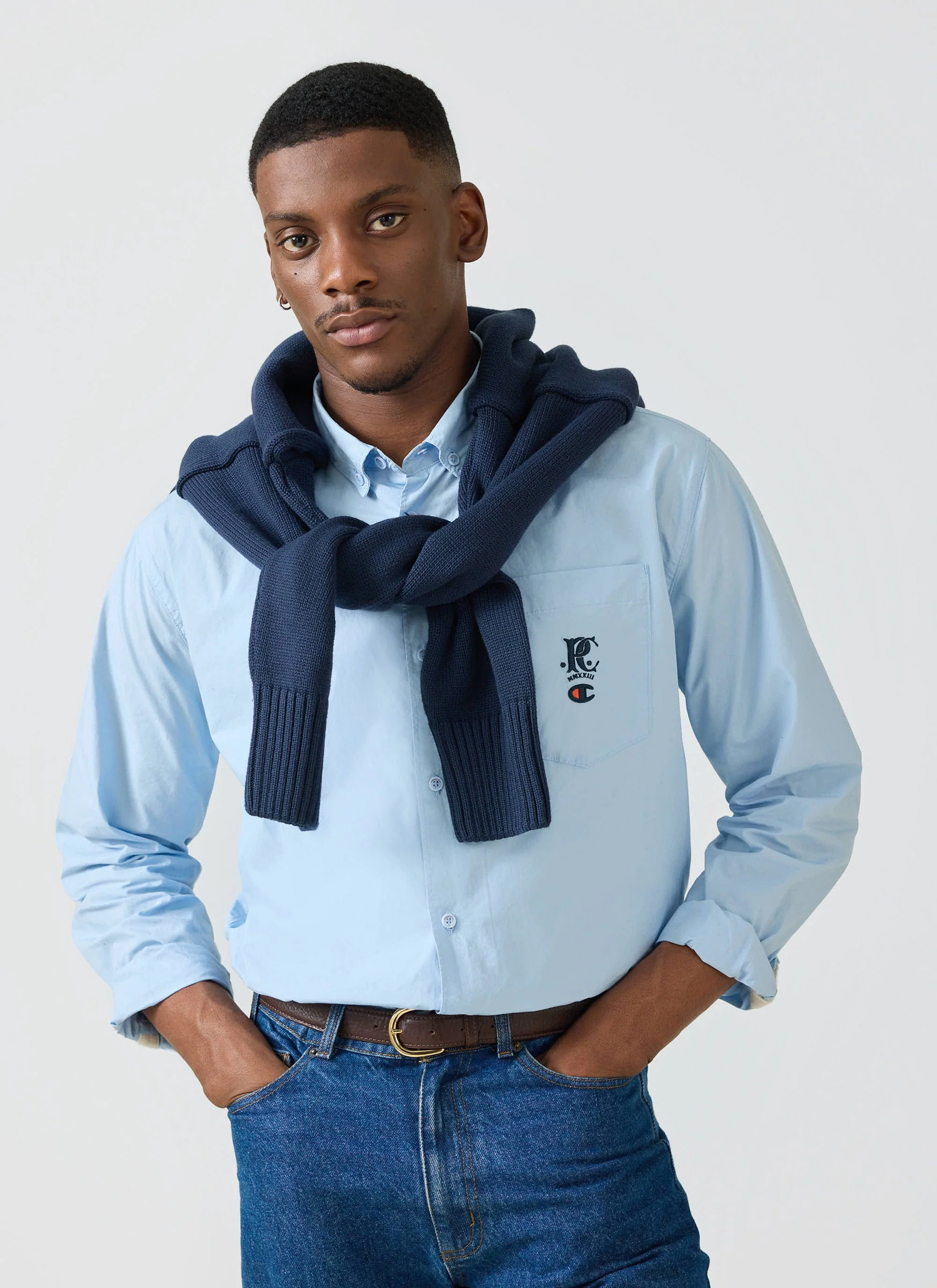 4491-relaxed-oxford-shirt-champion-x-percival-blue-1.webp Relaxed Oxford Shirt | Champion x Percival | Blue