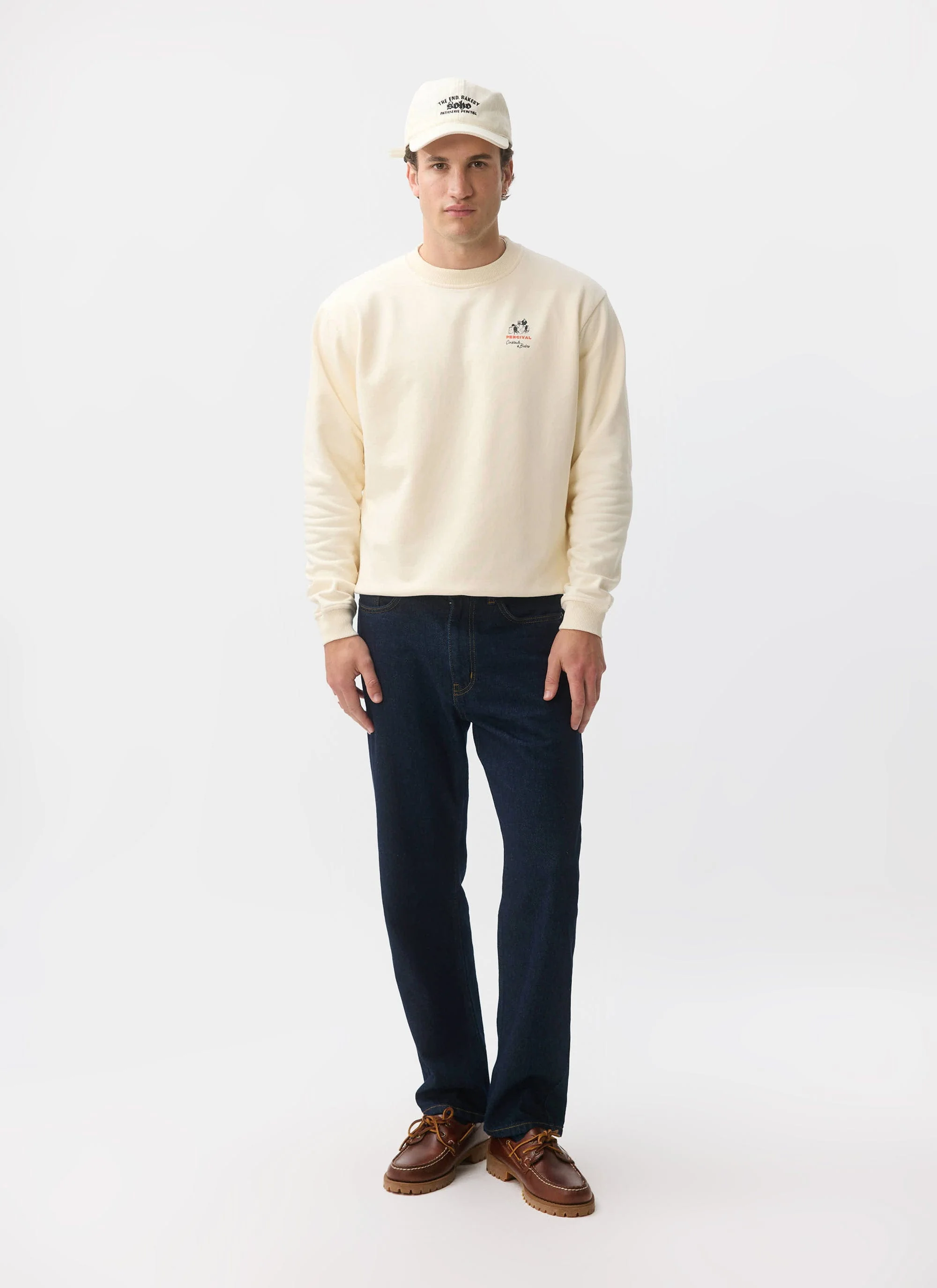 4539-bistro-printed-sweatshirt-cotton-cream-3.webp Bistro Printed Sweatshirt | Cotton | Cream