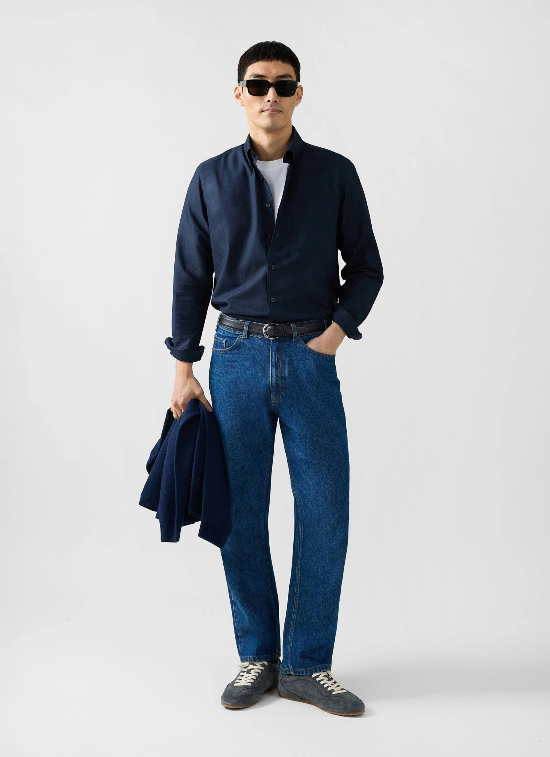 4553-oxford-regular-shirt-cotton-navy-4.webp Oxford Regular Shirt | Cotton | Navy