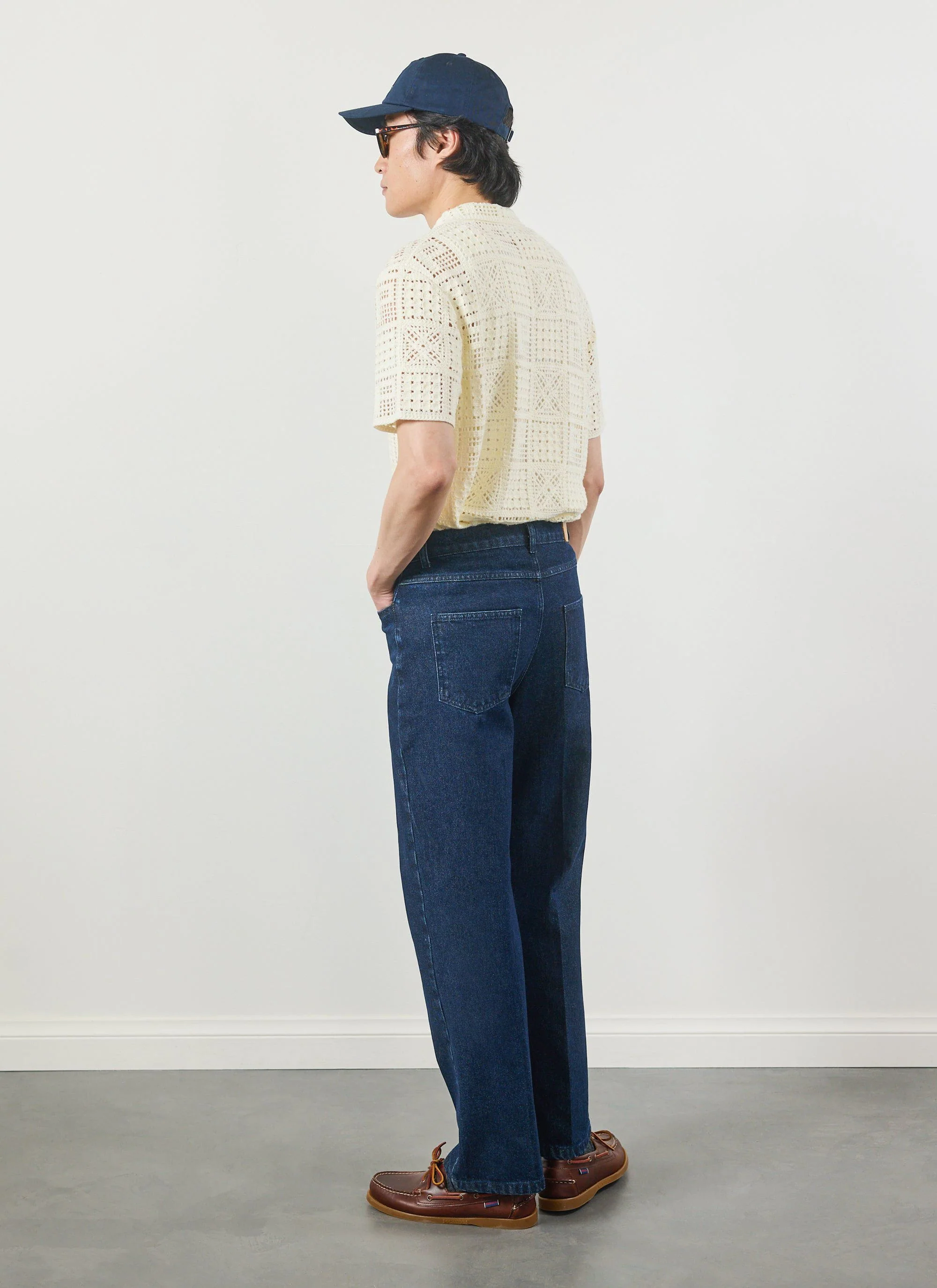 Crochet Groundsman Shirt | Cotton | Cream