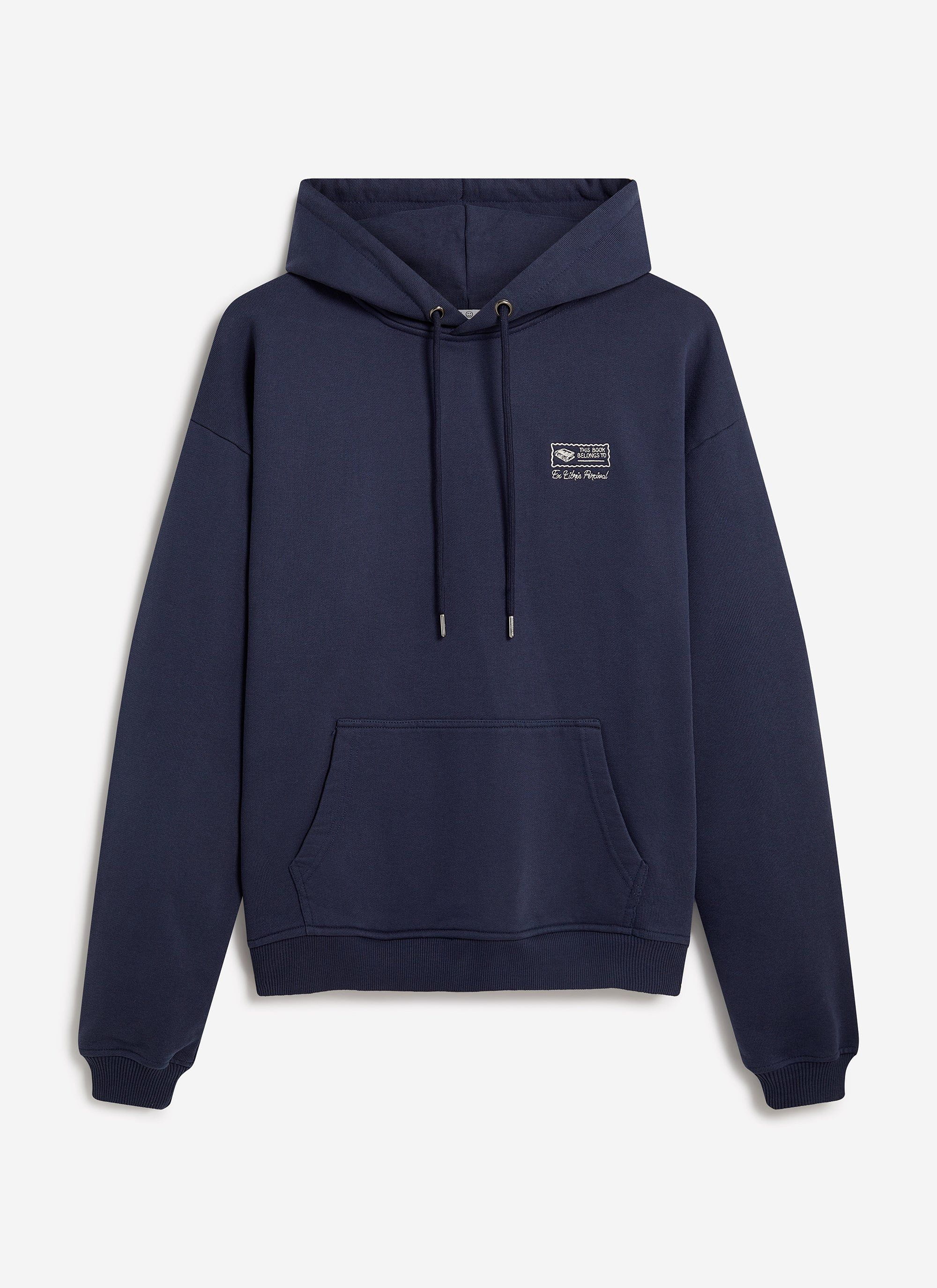 4581-this-book-belongs-to-hoodie-cotton-navy-5.jpg This Book Belongs To Hoodie | Cotton | Navy