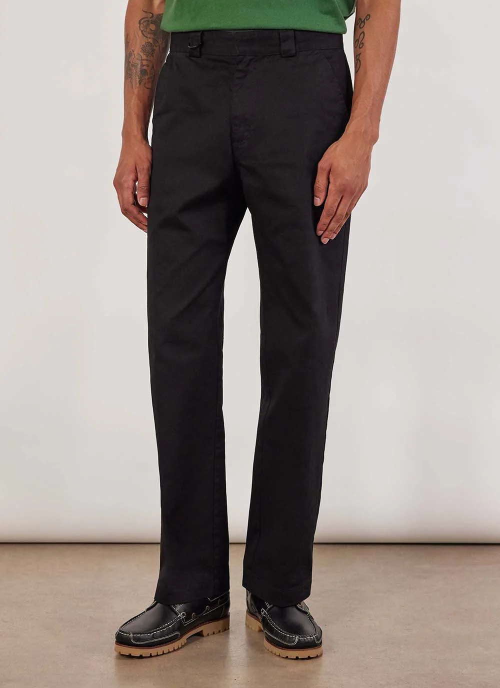 4623-stay-press-trousers-cotton-twill-canvas-black-3.webp Stay Press Trousers | Cotton Twill Canvas | Black