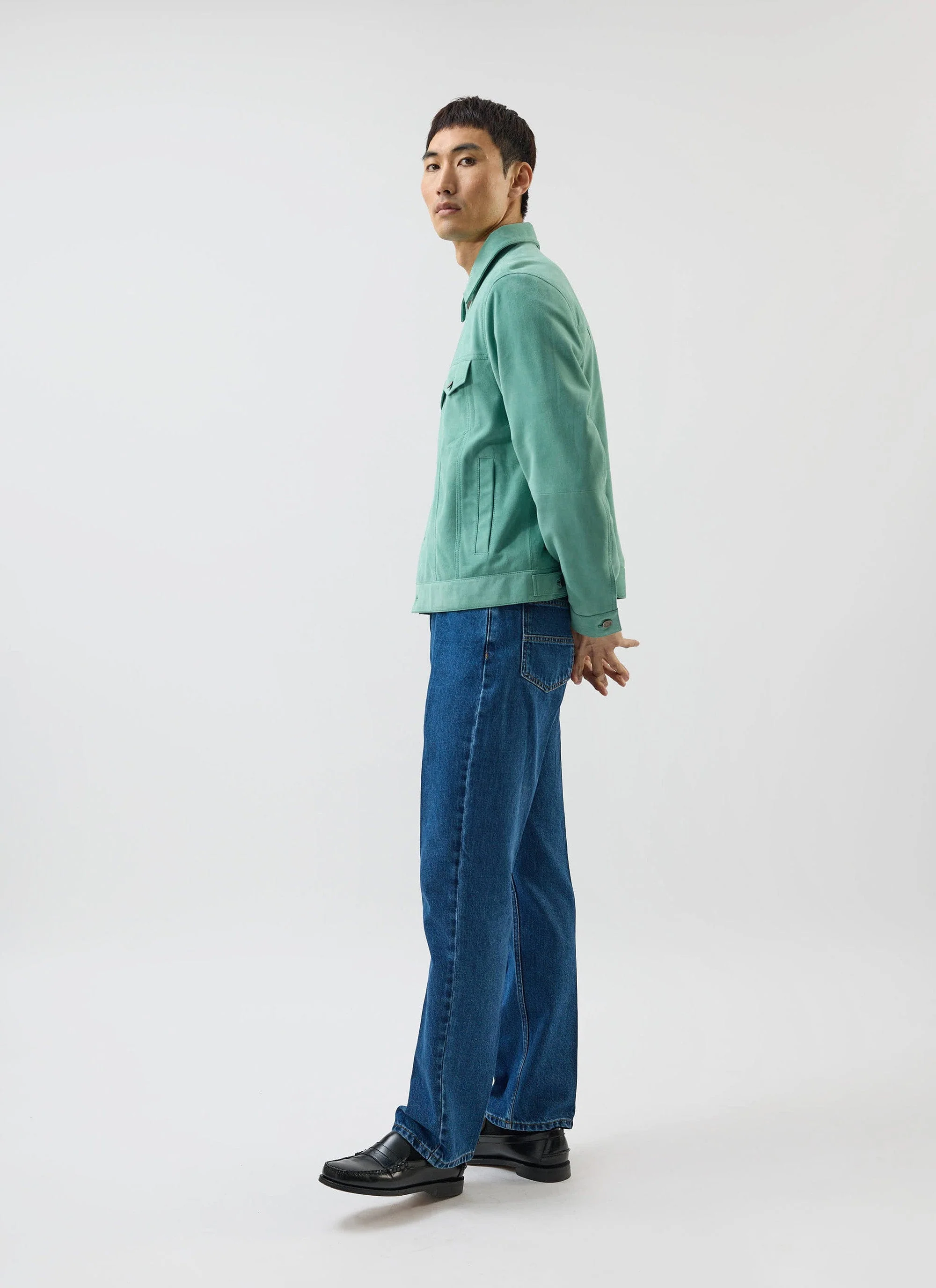 4637-suede-western-jacket-percival-x-warren-mint-green-4.webp Suede Western Jacket | Percival x Warren | Mint Green