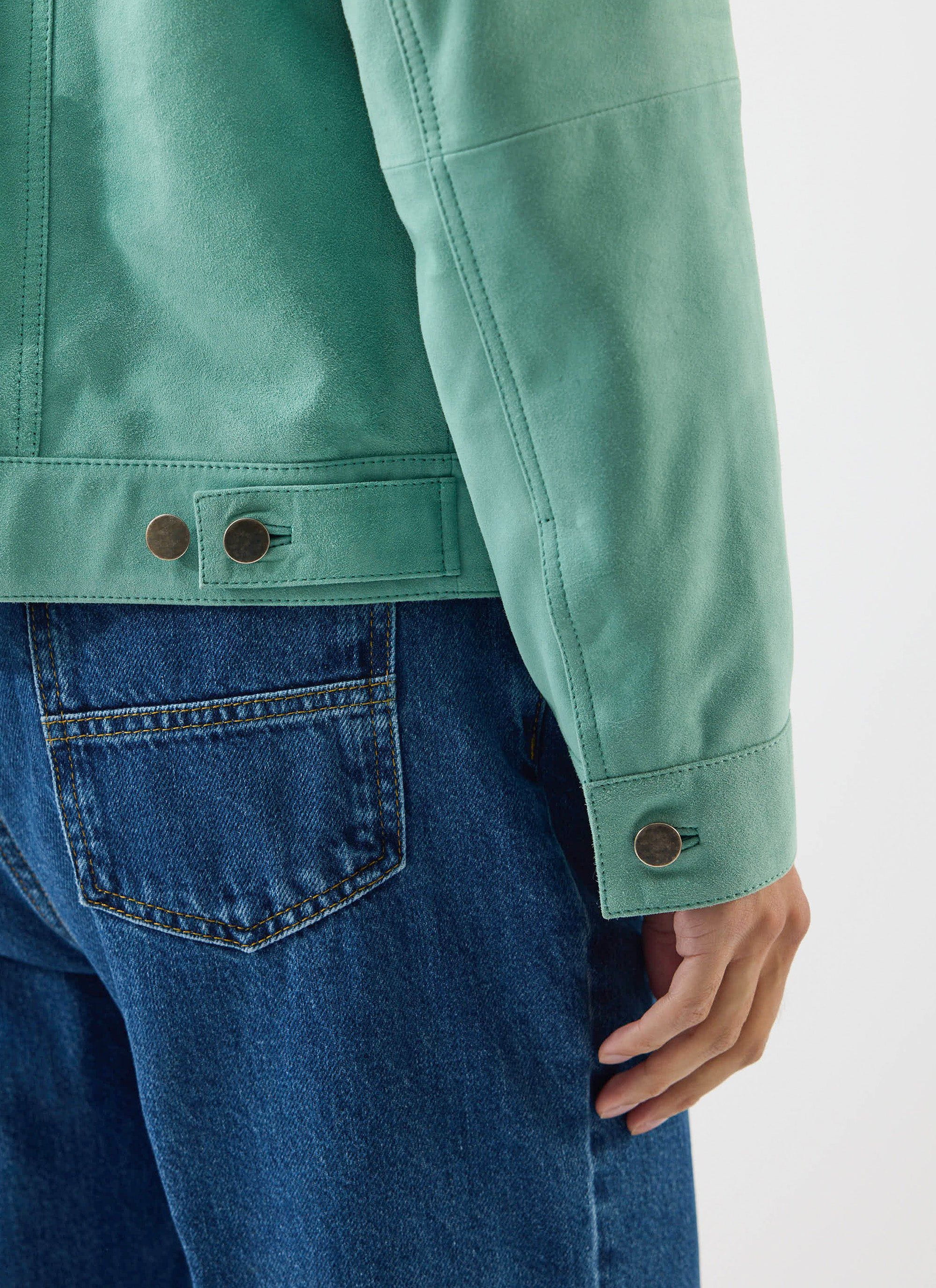 4637-suede-western-jacket-percival-x-warren-mint-green-8.jpg Suede Western Jacket | Percival x Warren | Mint Green