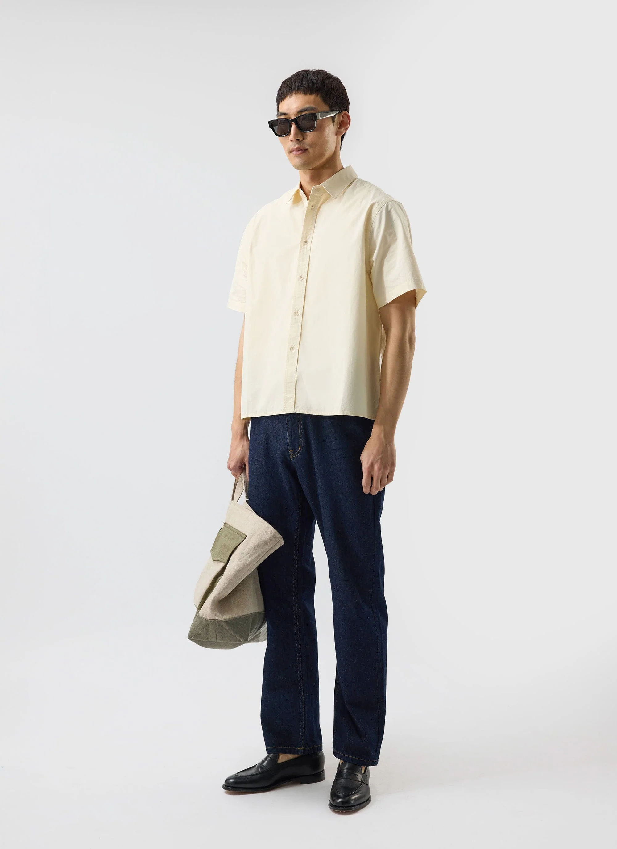 4672-boxy-cropped-clerk-shirt-cream-2.webp Boxy Cropped Clerk Shirt | Cream
