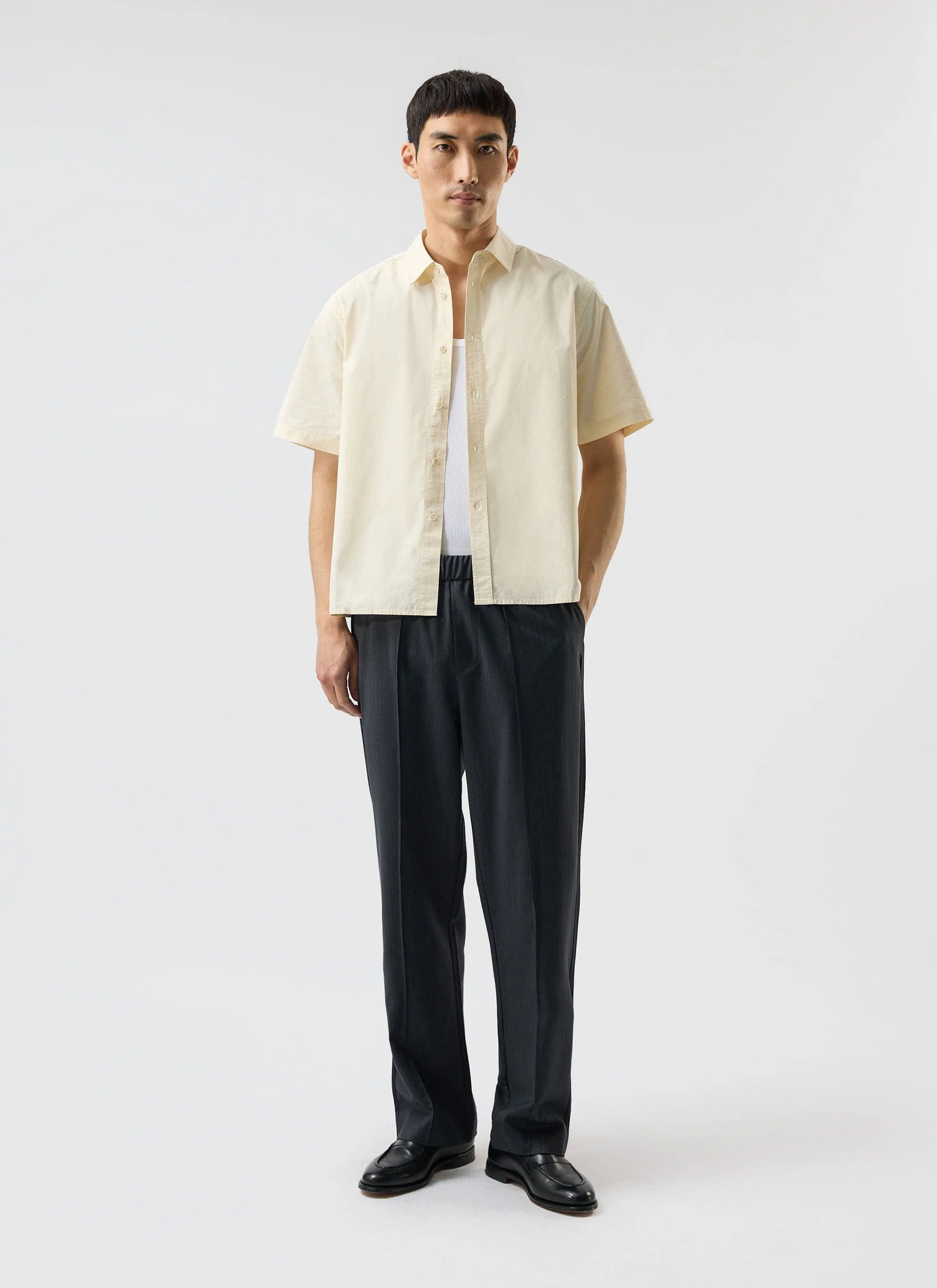 4672-boxy-cropped-clerk-shirt-cream-3.webp Boxy Cropped Clerk Shirt | Cream