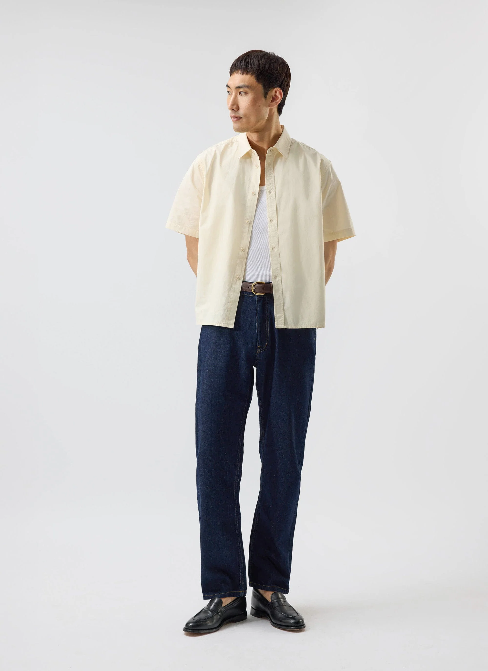 4672-boxy-cropped-clerk-shirt-cream-6.webp Boxy Cropped Clerk Shirt | Cream
