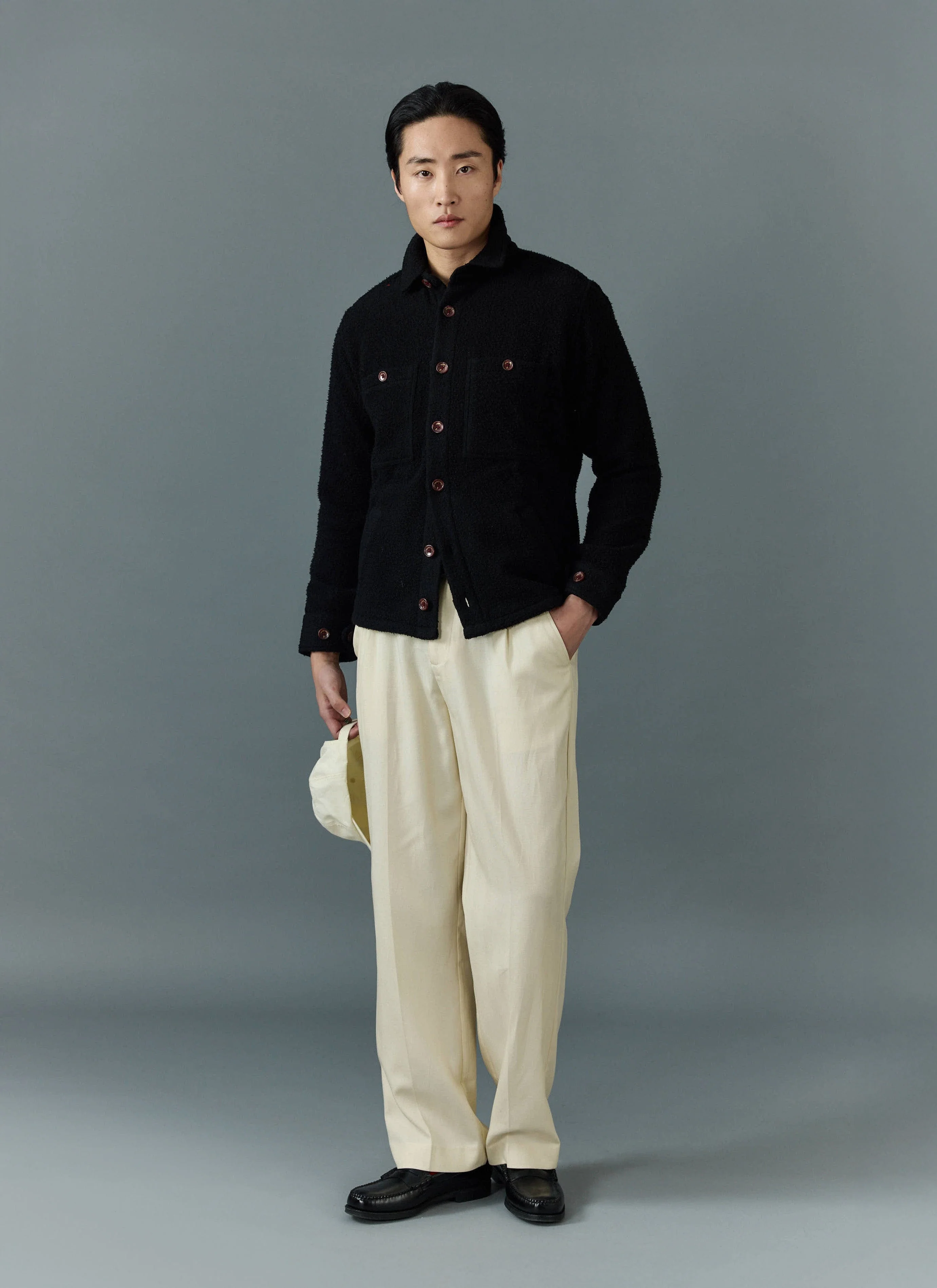 4679-blanket-overshirt-casentino-wool-black-4.webp Blanket Overshirt | Casentino Wool | Black