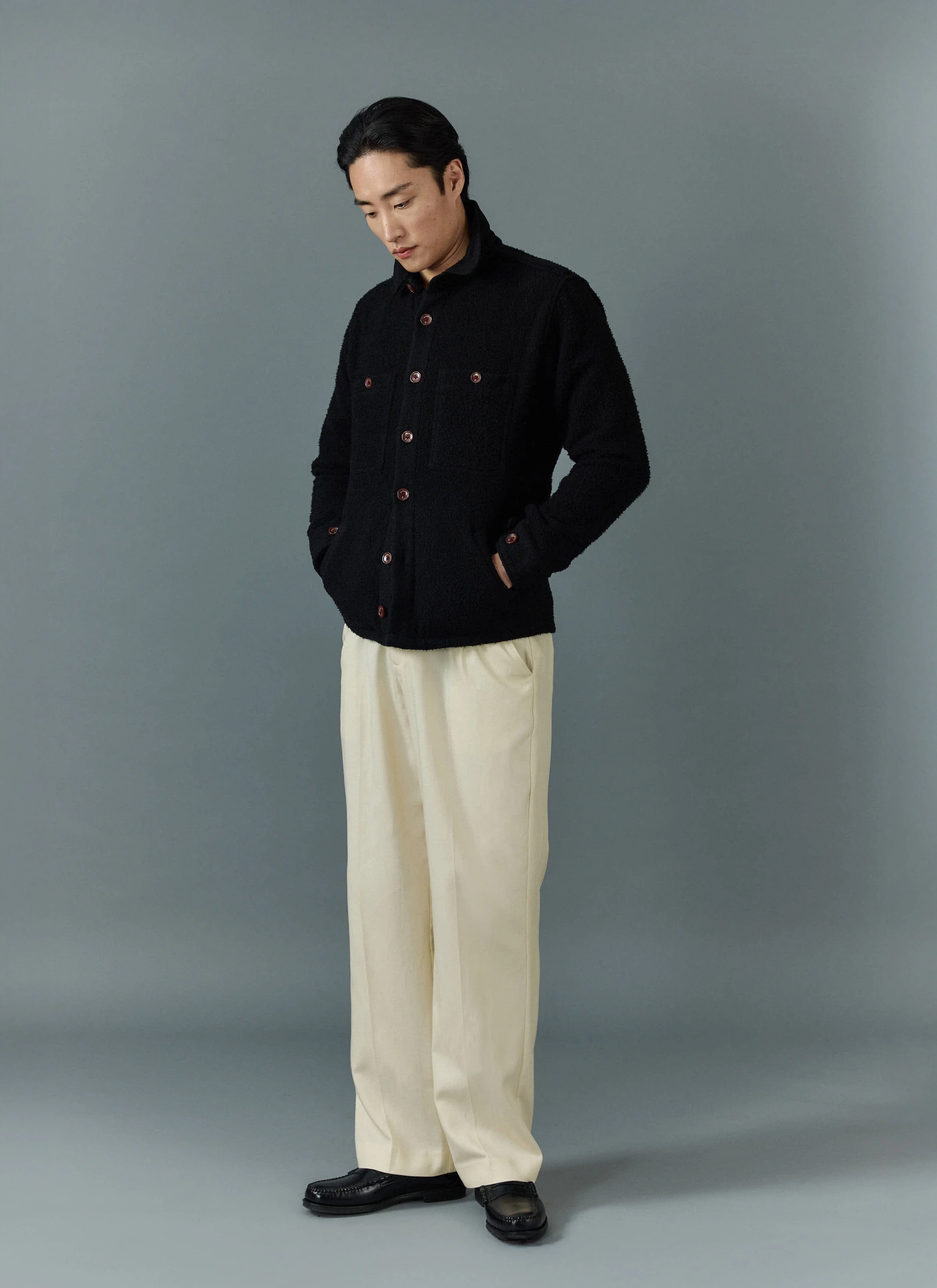 4679-blanket-overshirt-casentino-wool-black-6.webp Blanket Overshirt | Casentino Wool | Black