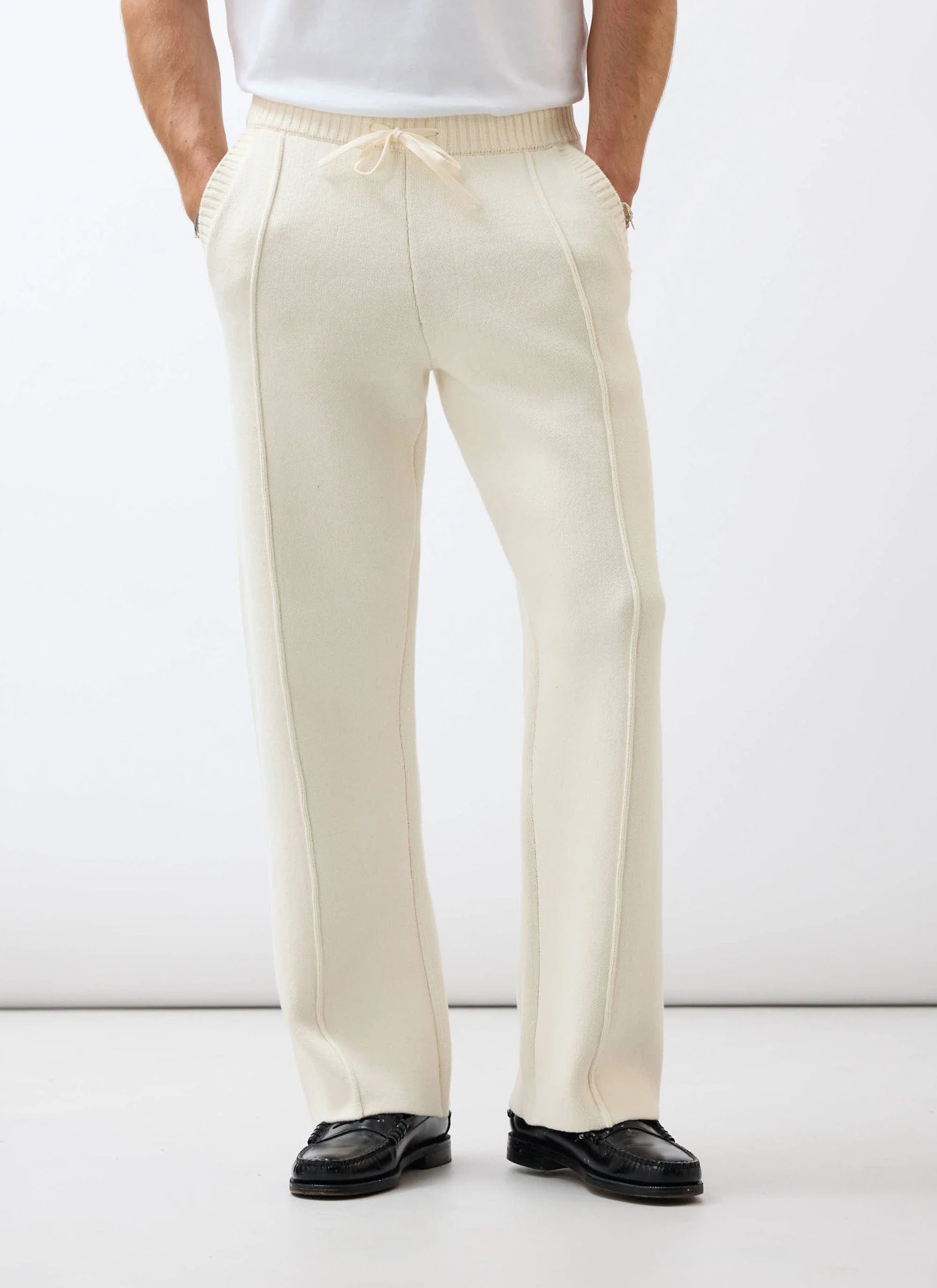4709-chronicle-knitted-straight-leg-trackpants-cotton-cream-1.webp Chronicle Knitted Straight Leg Trackpants | Cotton | Cream