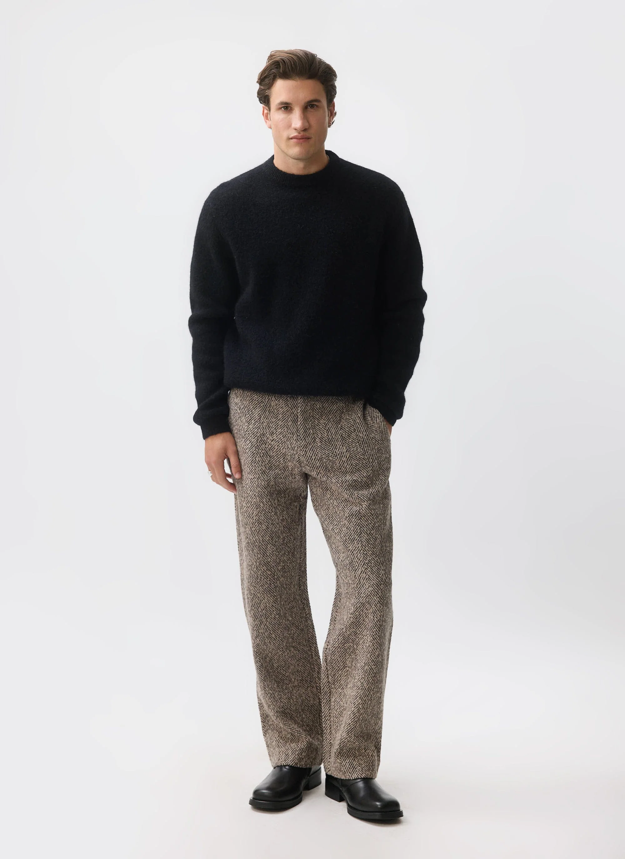 4779-herringbone-trousers-wool-cream-2.webp Herringbone Trousers | Wool | Cream