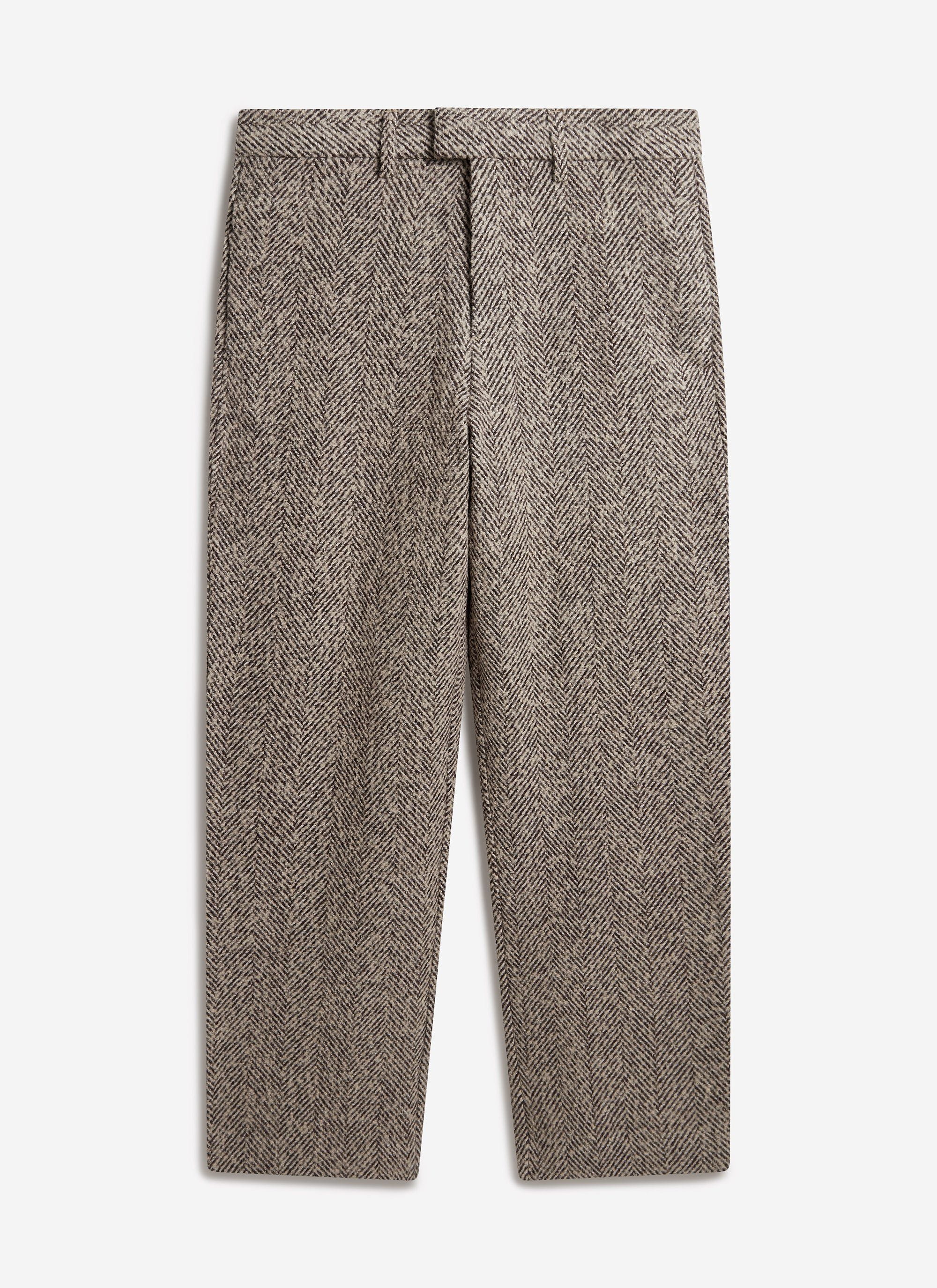 4779-herringbone-trousers-wool-cream-6.jpg Herringbone Trousers | Wool | Cream