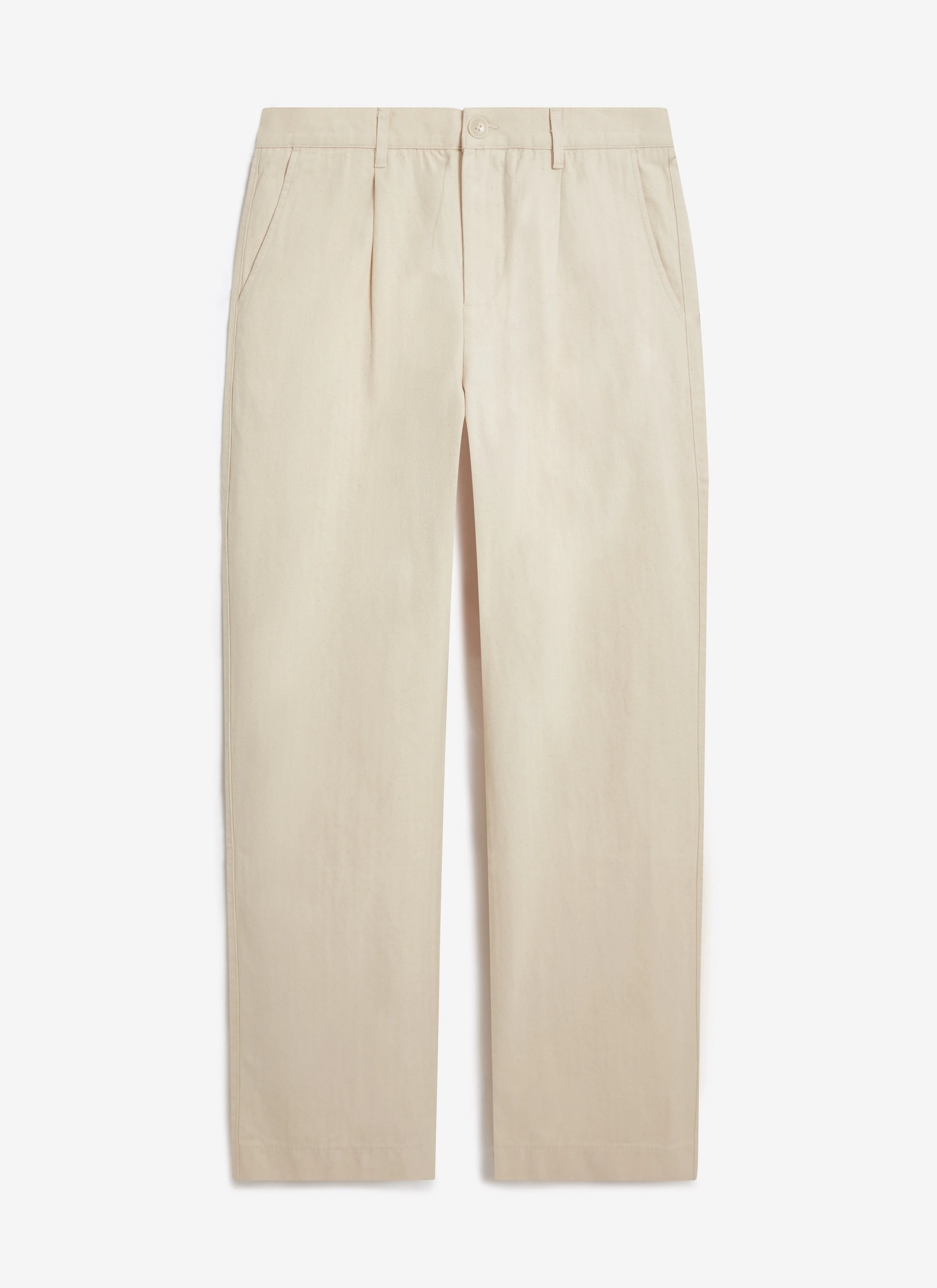 4792-program-pleated-trousers-cotton-cream-7.webp Program Pleated Trousers | Cotton | Cream