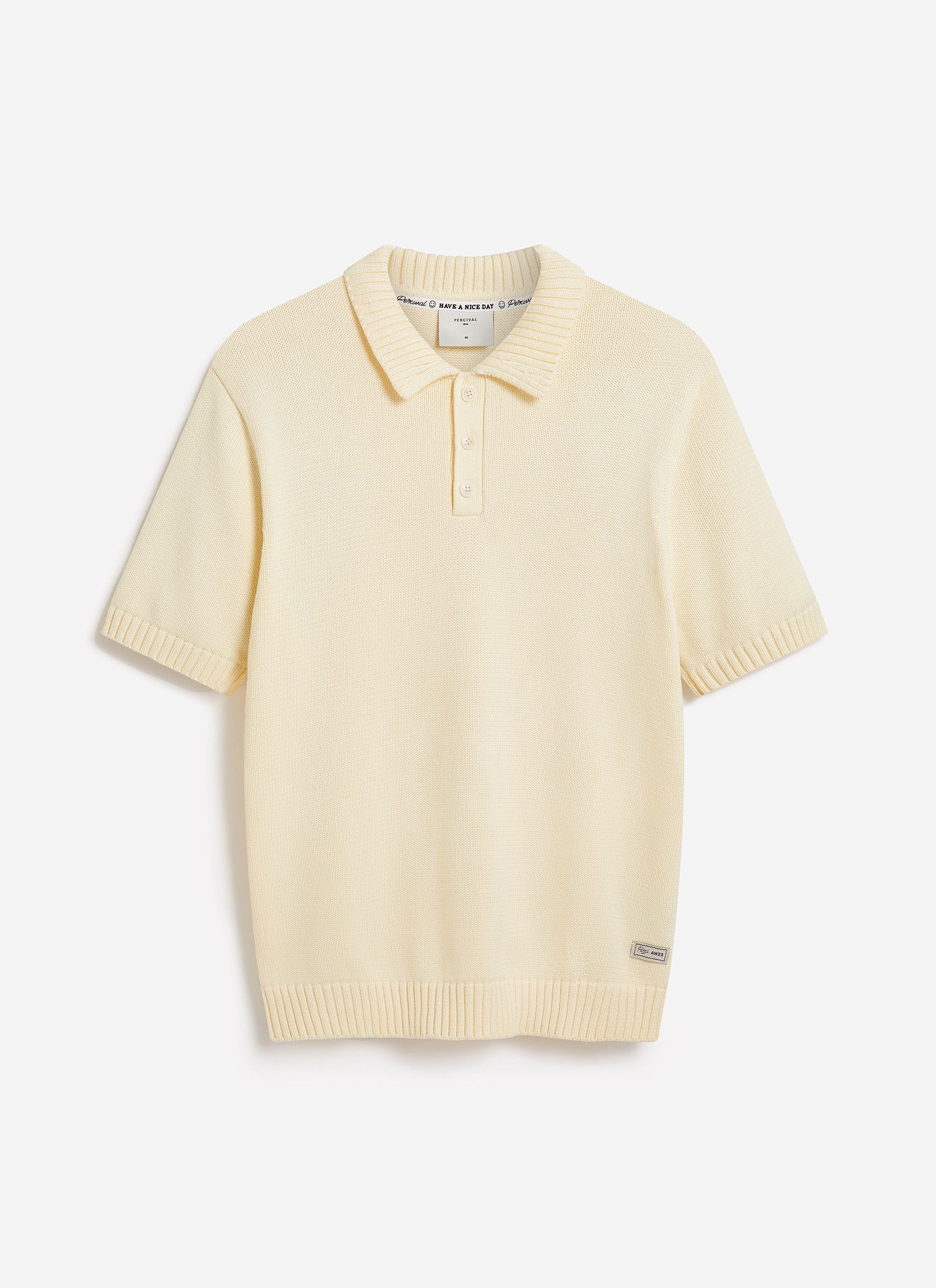 4806-verso-short-sleeve-knitted-shirt-cotton-cream-8.jpg Verso Short Sleeve Knitted Shirt | Cotton | Cream
