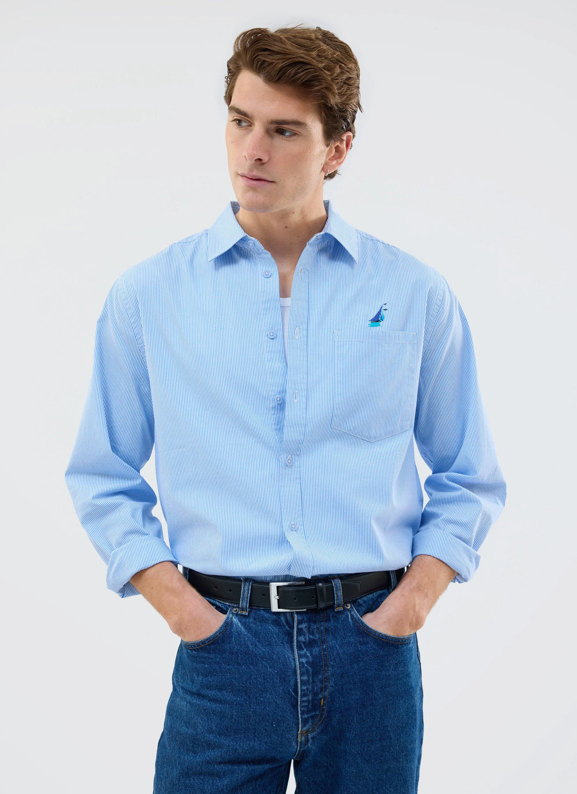 4820-yacht-stripe-oversized-shirt-cotton-blue-4.webp Yacht Stripe Oversized Shirt | Cotton | Blue