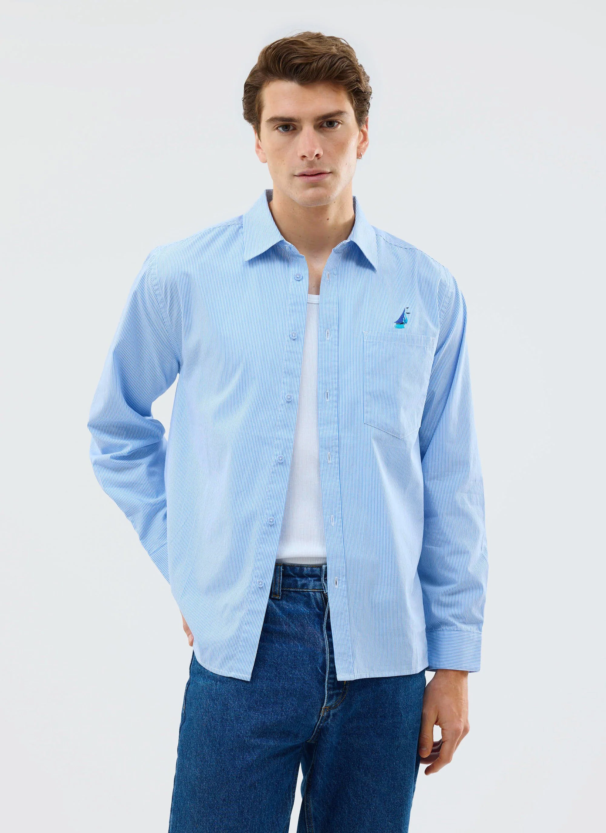 4820-yacht-stripe-oversized-shirt-cotton-blue-5.webp Yacht Stripe Oversized Shirt | Cotton | Blue