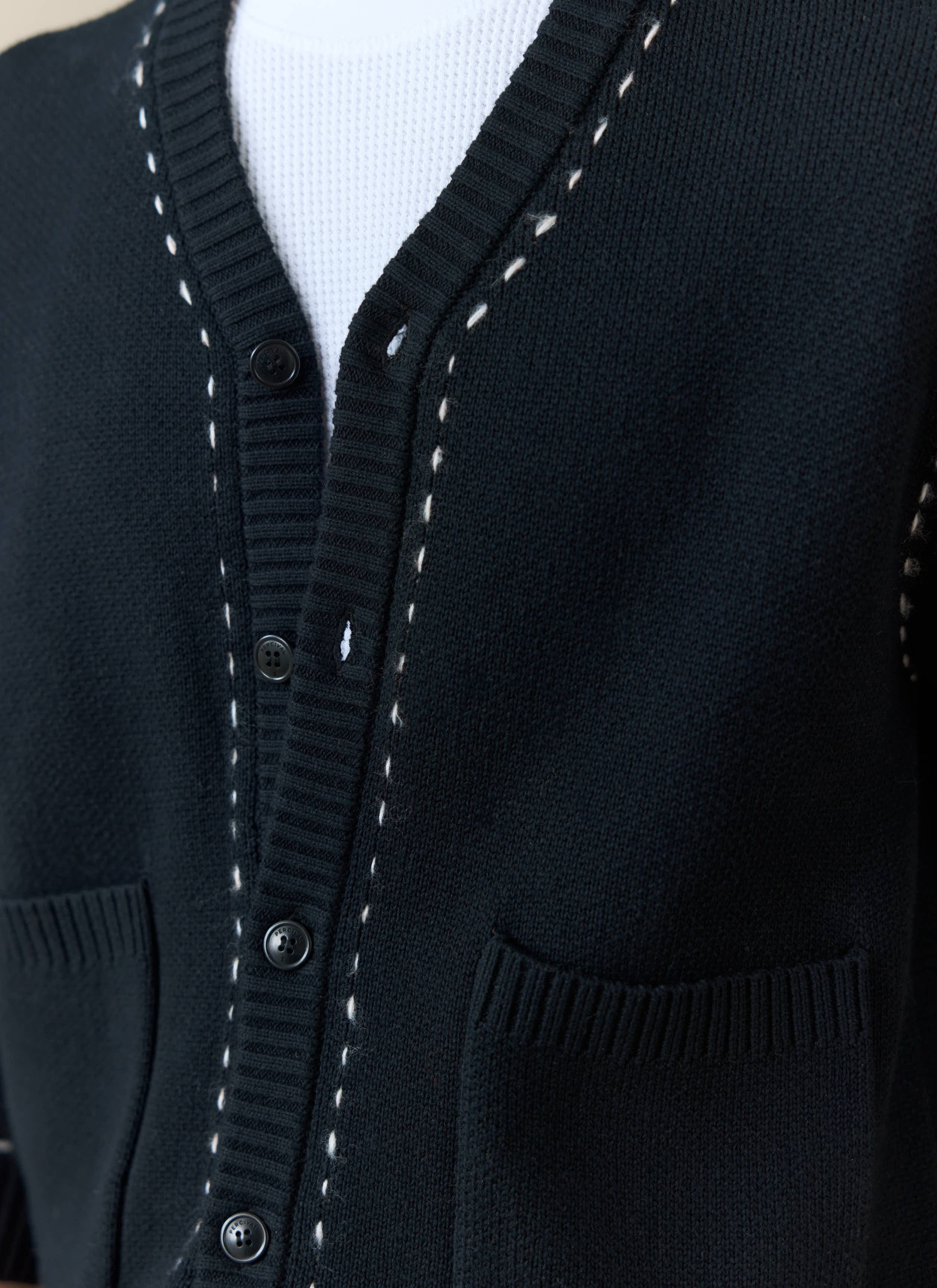 4834-module-boxy-cardigan-cotton-black-2.jpg Module Boxy Cardigan | Cotton | Black